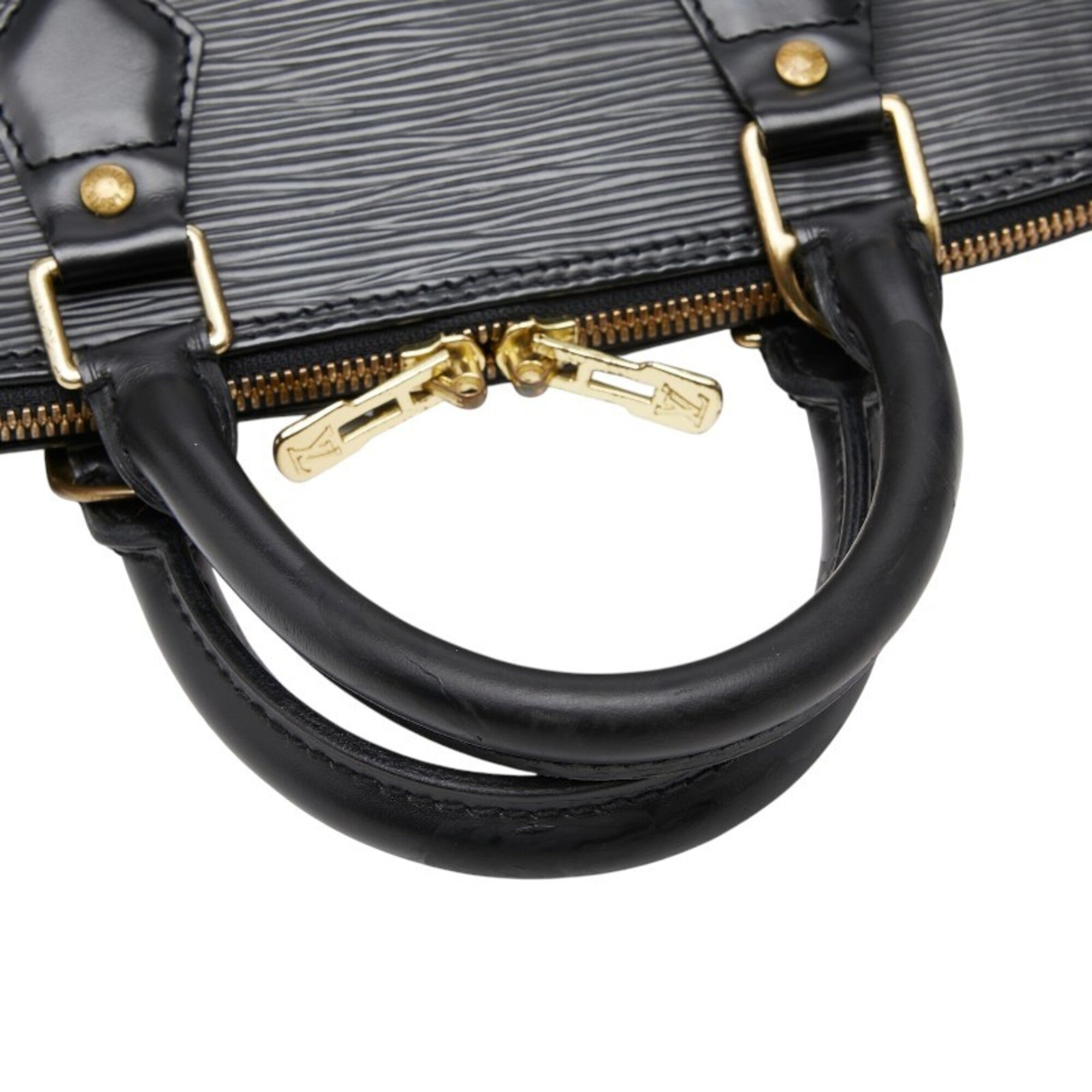 Louis Vuitton Epi Black Noir Leather Handbag (Pre-Owned)