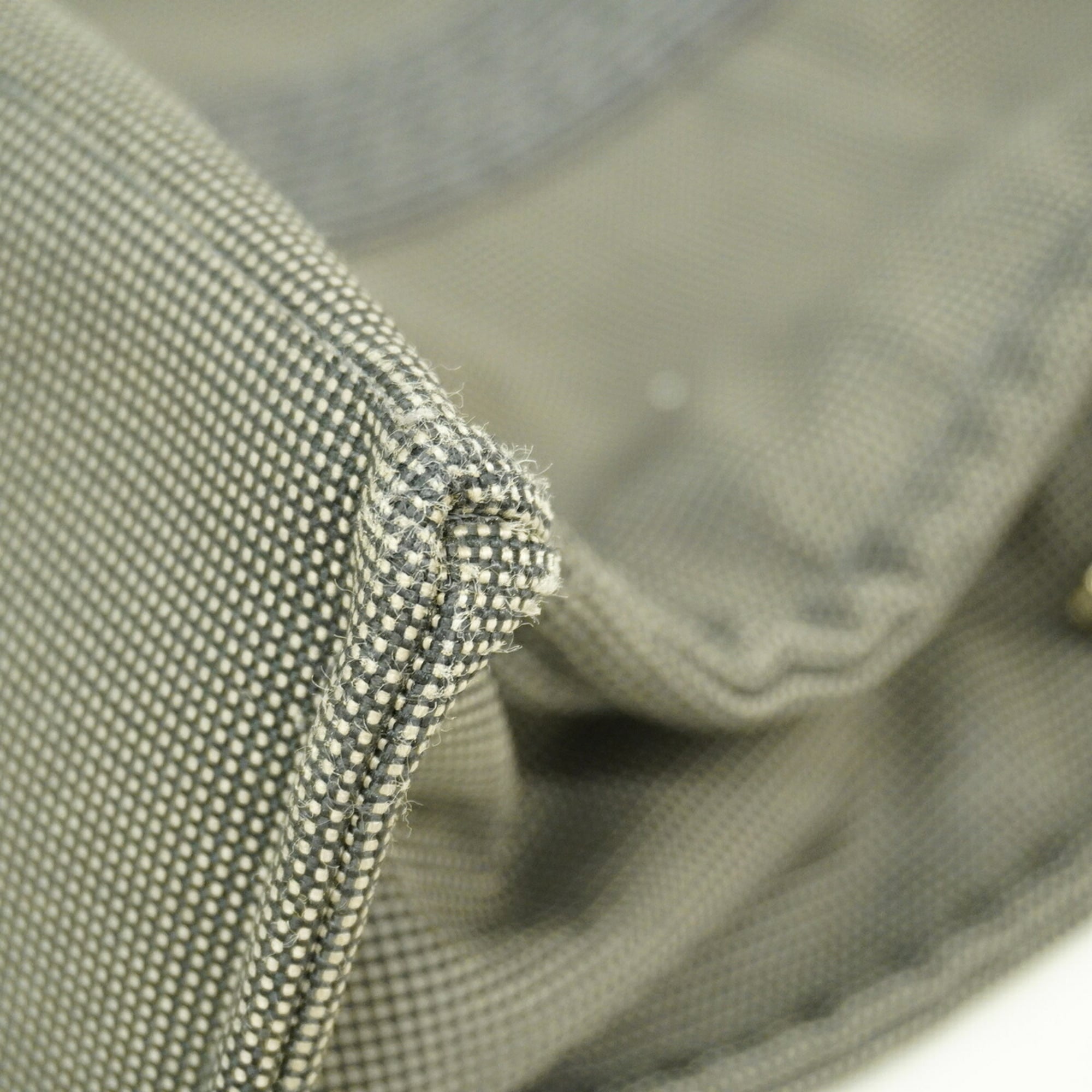 Hermes Gray Nylon Tote Bag (Pre-Owned)