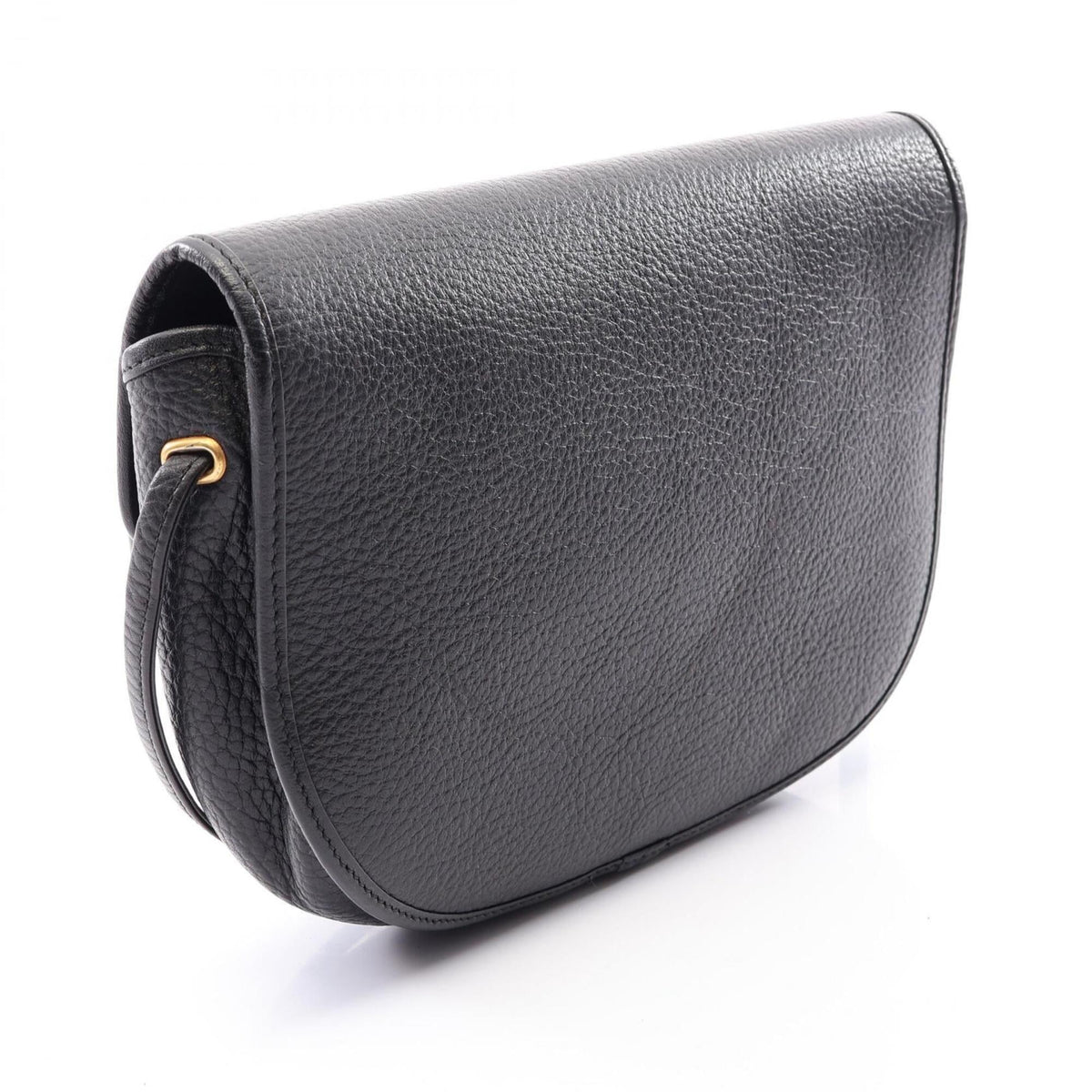 Christian Dior Black Leather Handbag Shoulder Bag (Pre-Owned)