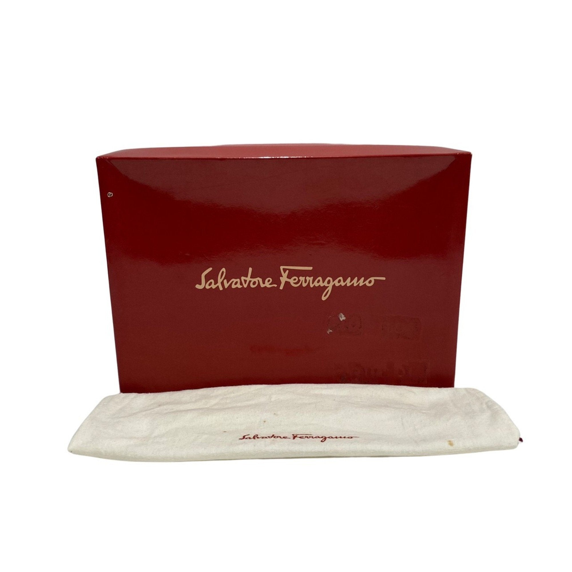 Salvatore Ferragamo Silver Aluminum Handbag (Pre-Owned)