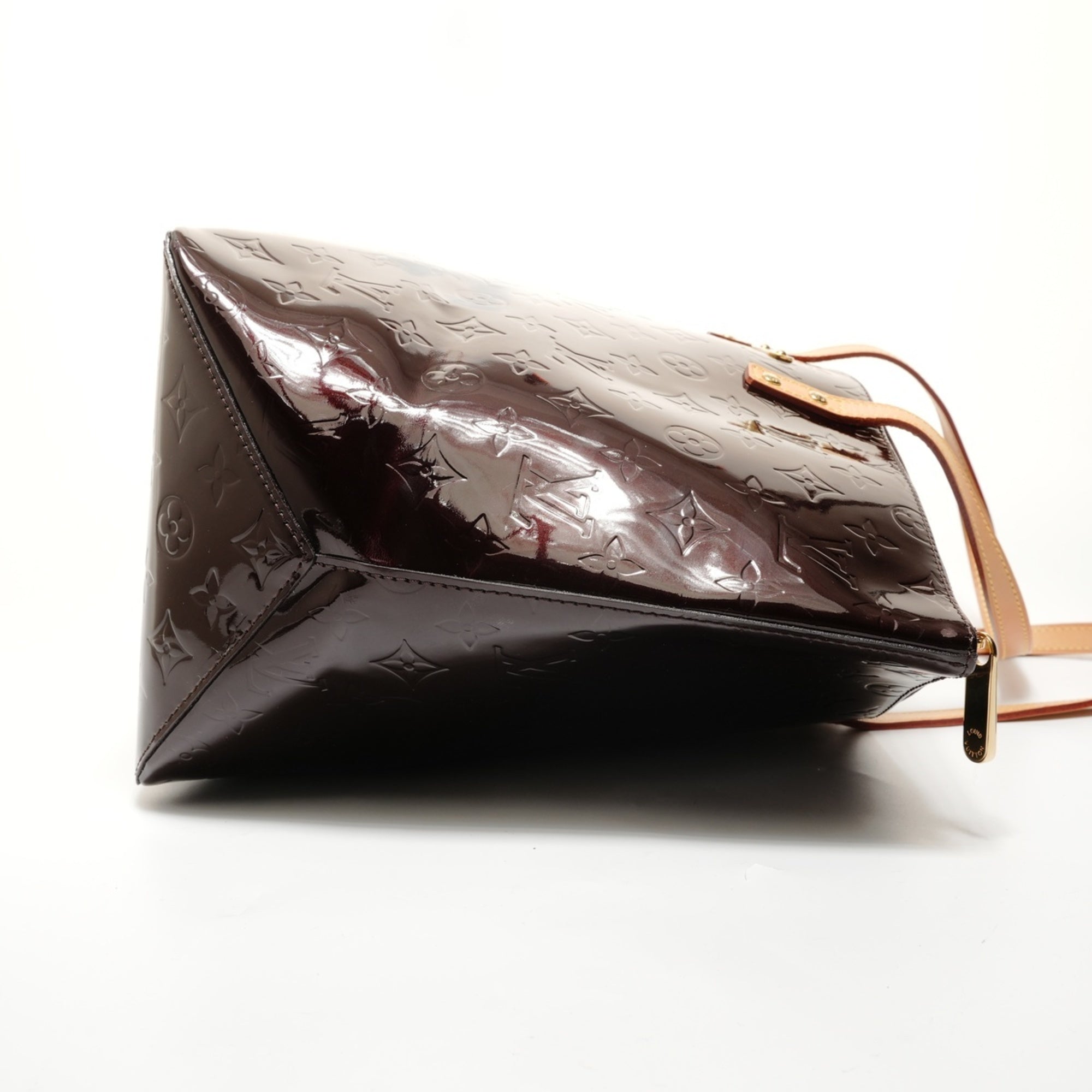Louis Vuitton Monogram Vernis Red Color Monogram Vernis Tote Bag (Pre-Owned)
