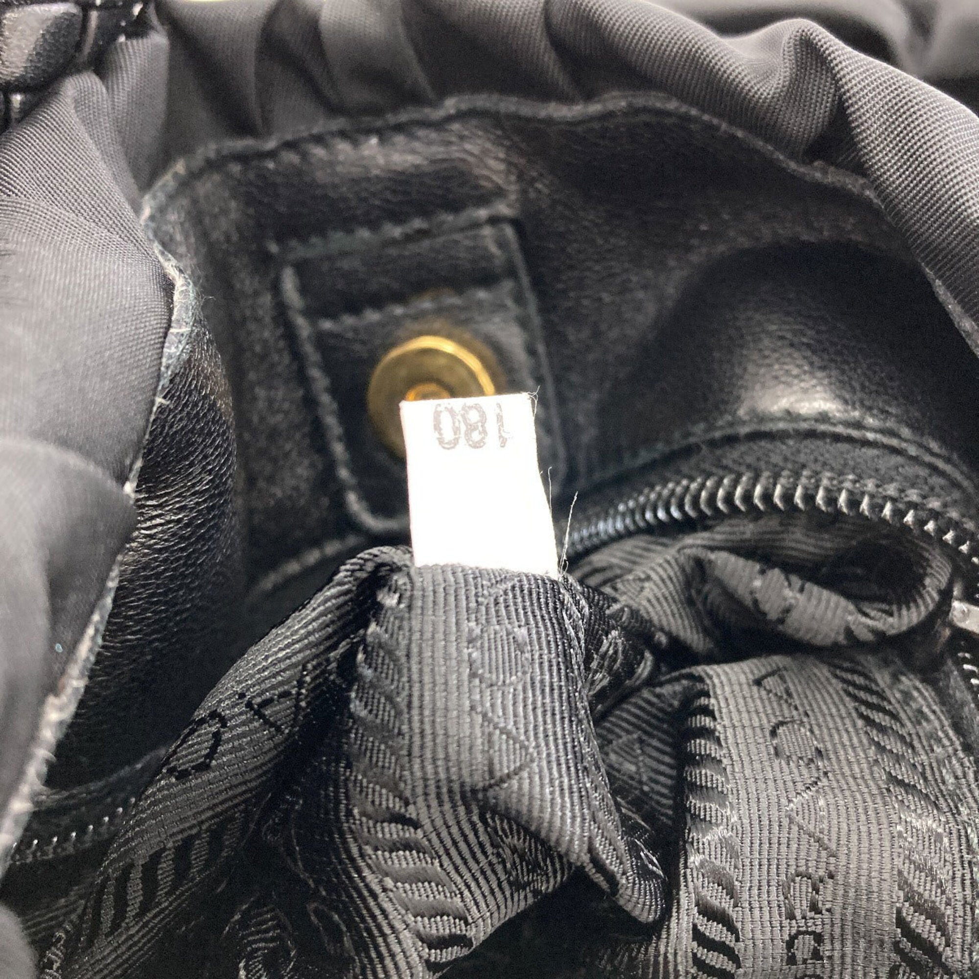 Prada Black Nylon Handbag (Pre-Owned)