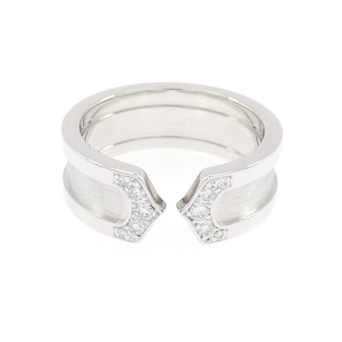 Cartier C2 White Gold (18K) Band Ring (Pre-Owned)