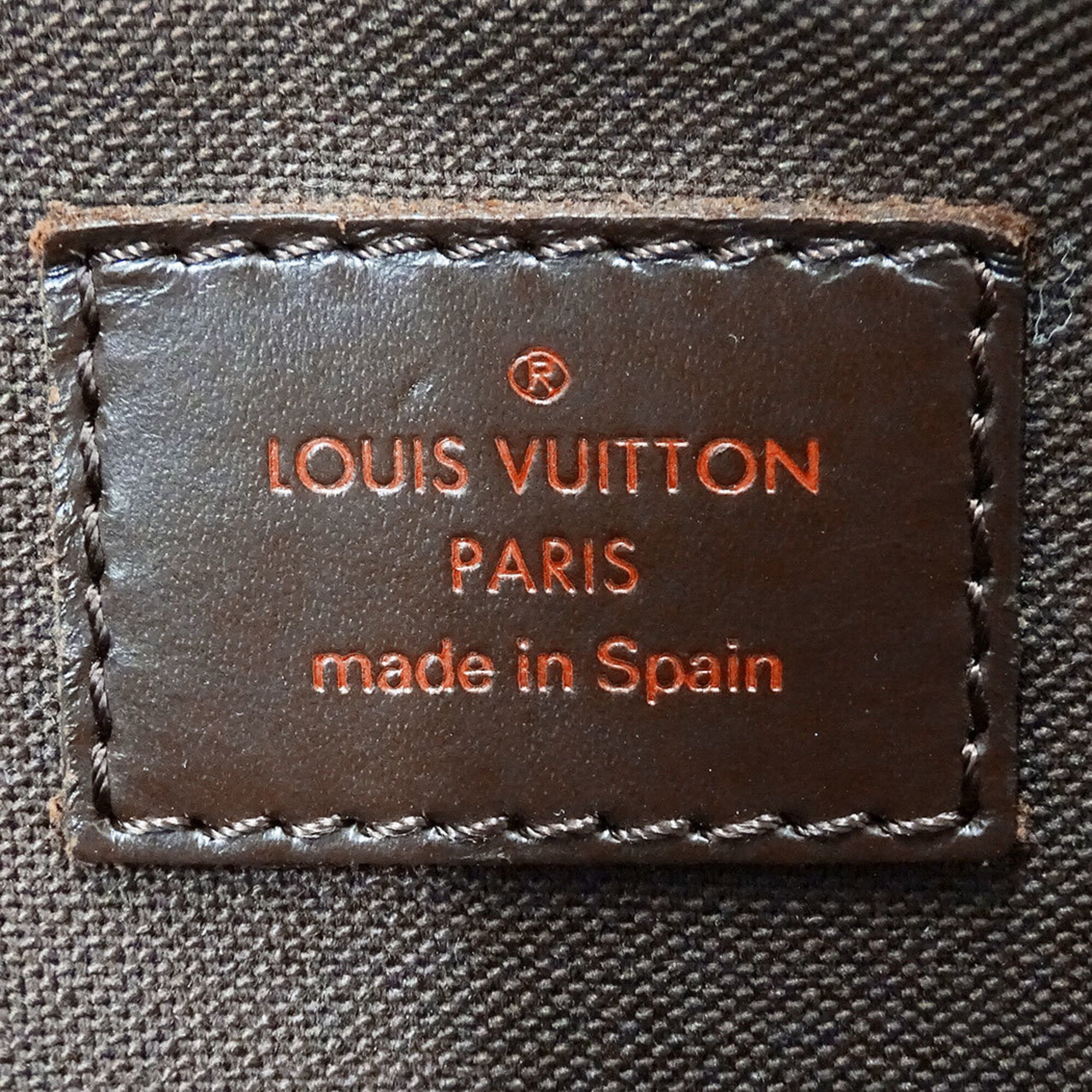 Louis Vuitton Brown Galle Damier Canvas Shoulder Bag Sling Bag (Pre-Owned)