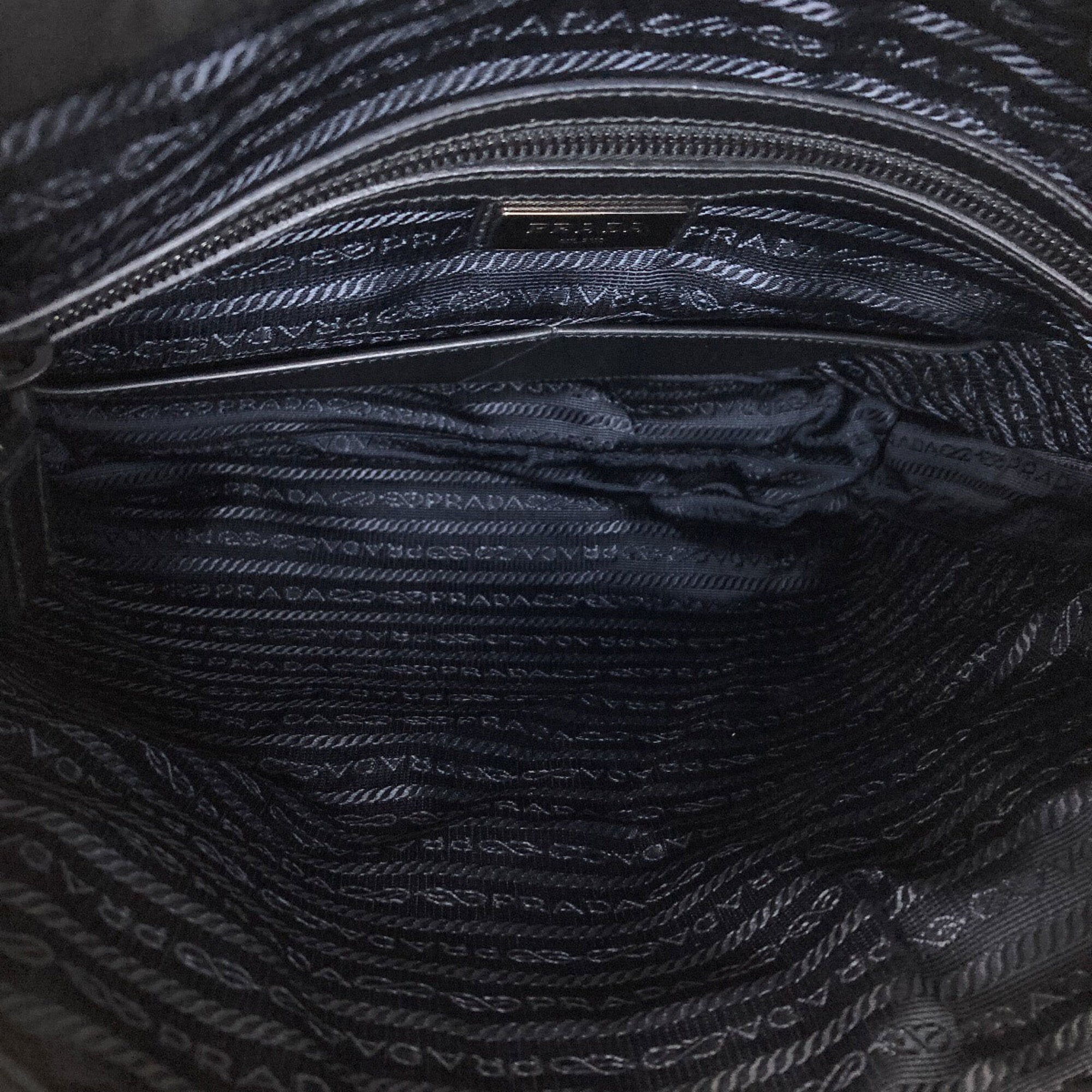 Prada Black Nylon Shoulder Bag (Pre-Owned)