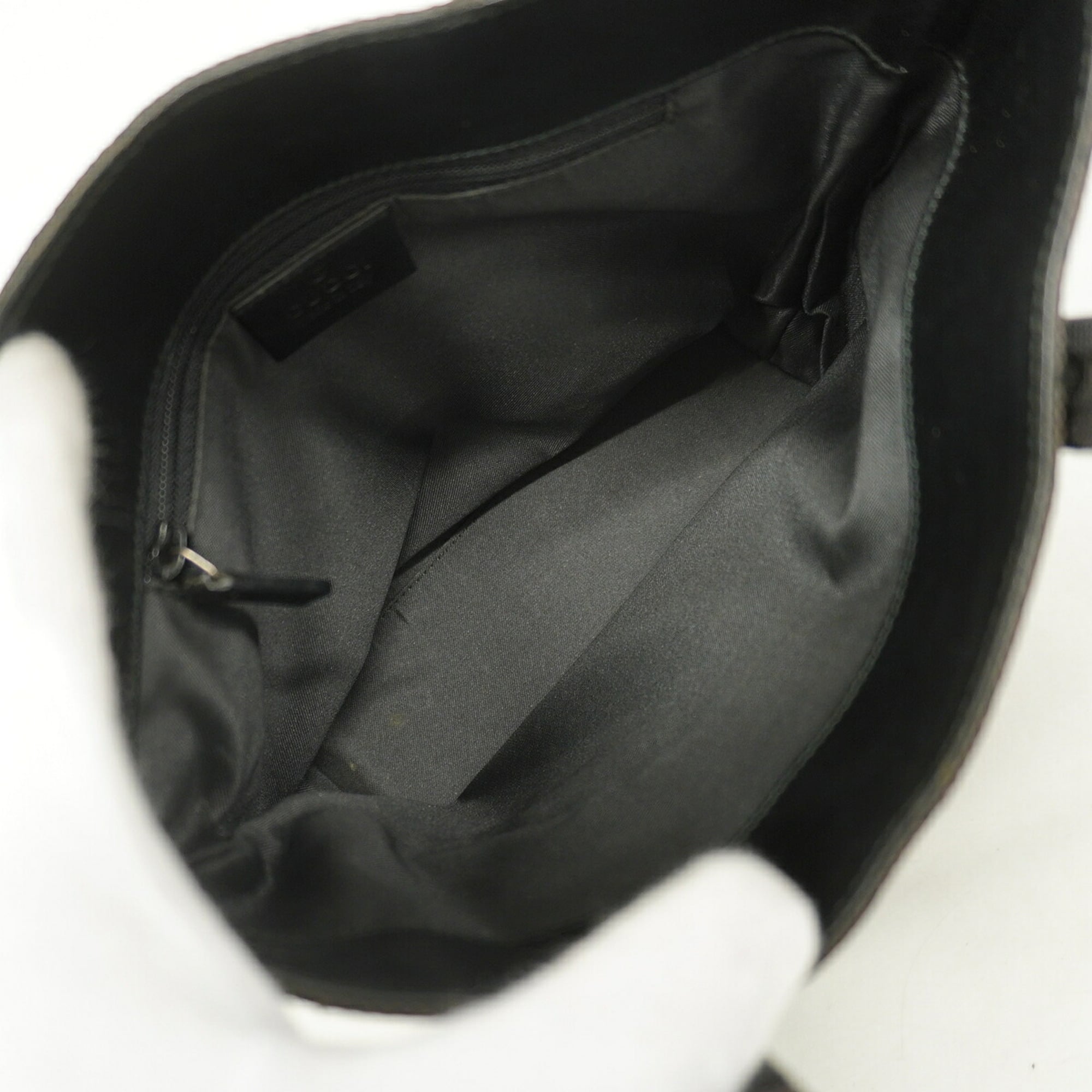 Gucci Black Canvas Handbag (Pre-Owned)