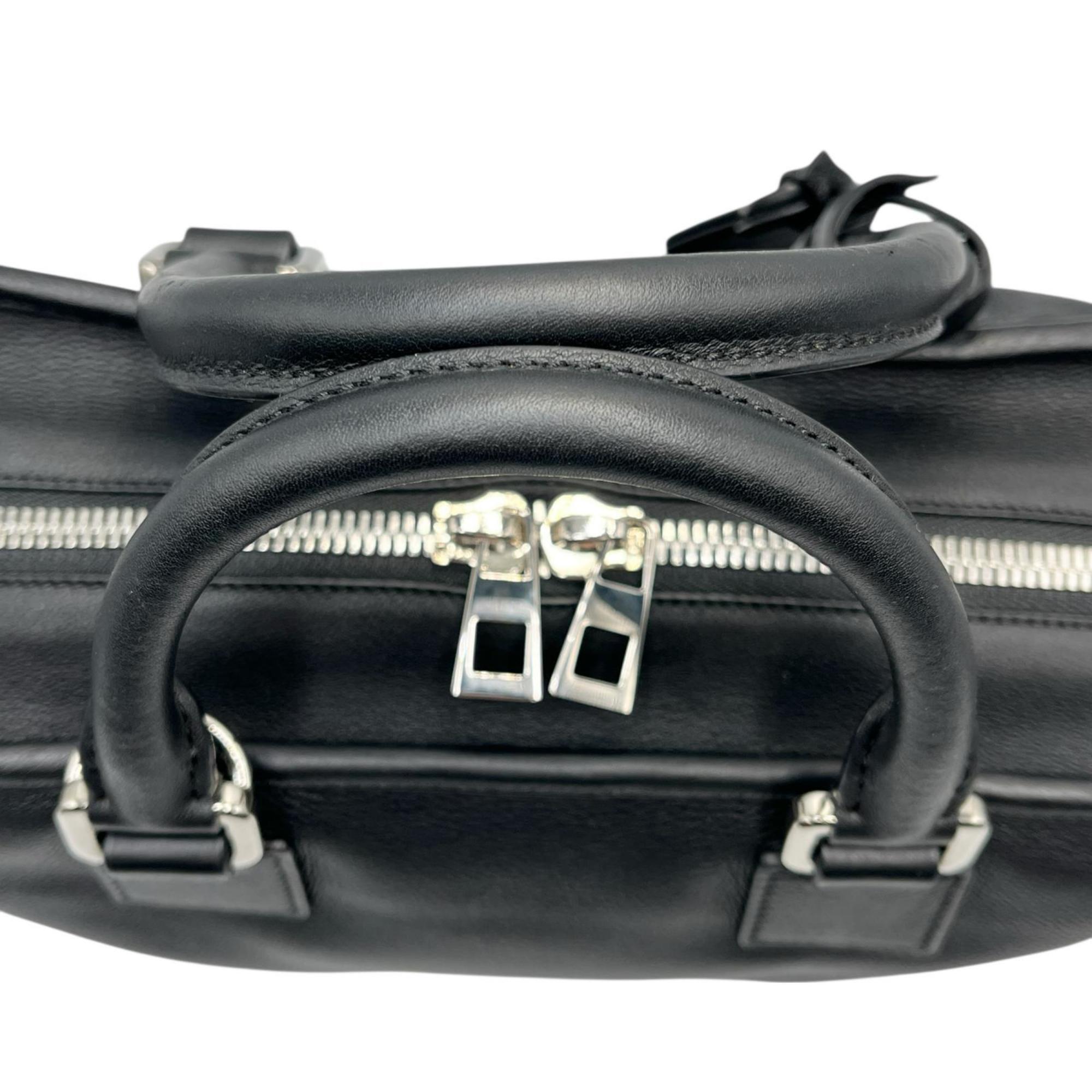 Loewe Black Leather Handbag Shoulder Bag (Pre-Owned)