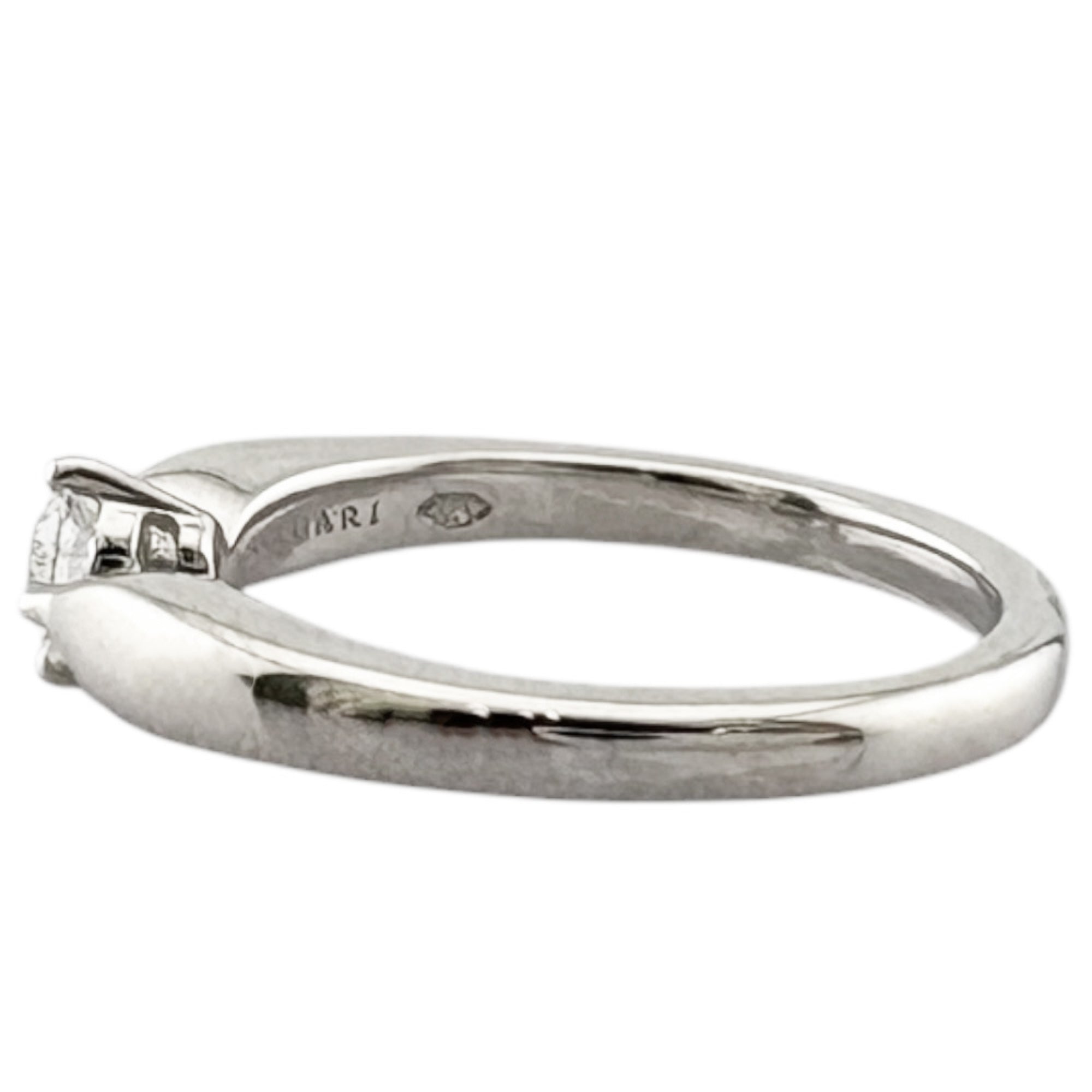 Bvlgari Silver Platinum 950 Band Ring (Pre-Owned)