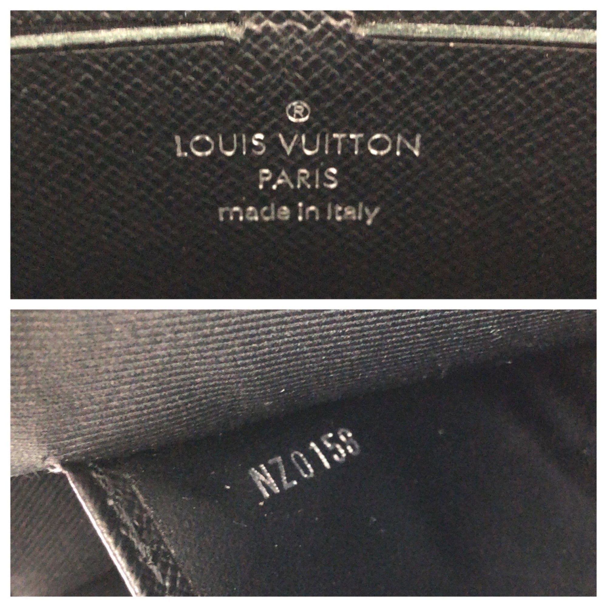 Louis Vuitton Black Monogram Eclipse Leather Clutch Bag Pochette (Pre-Owned)