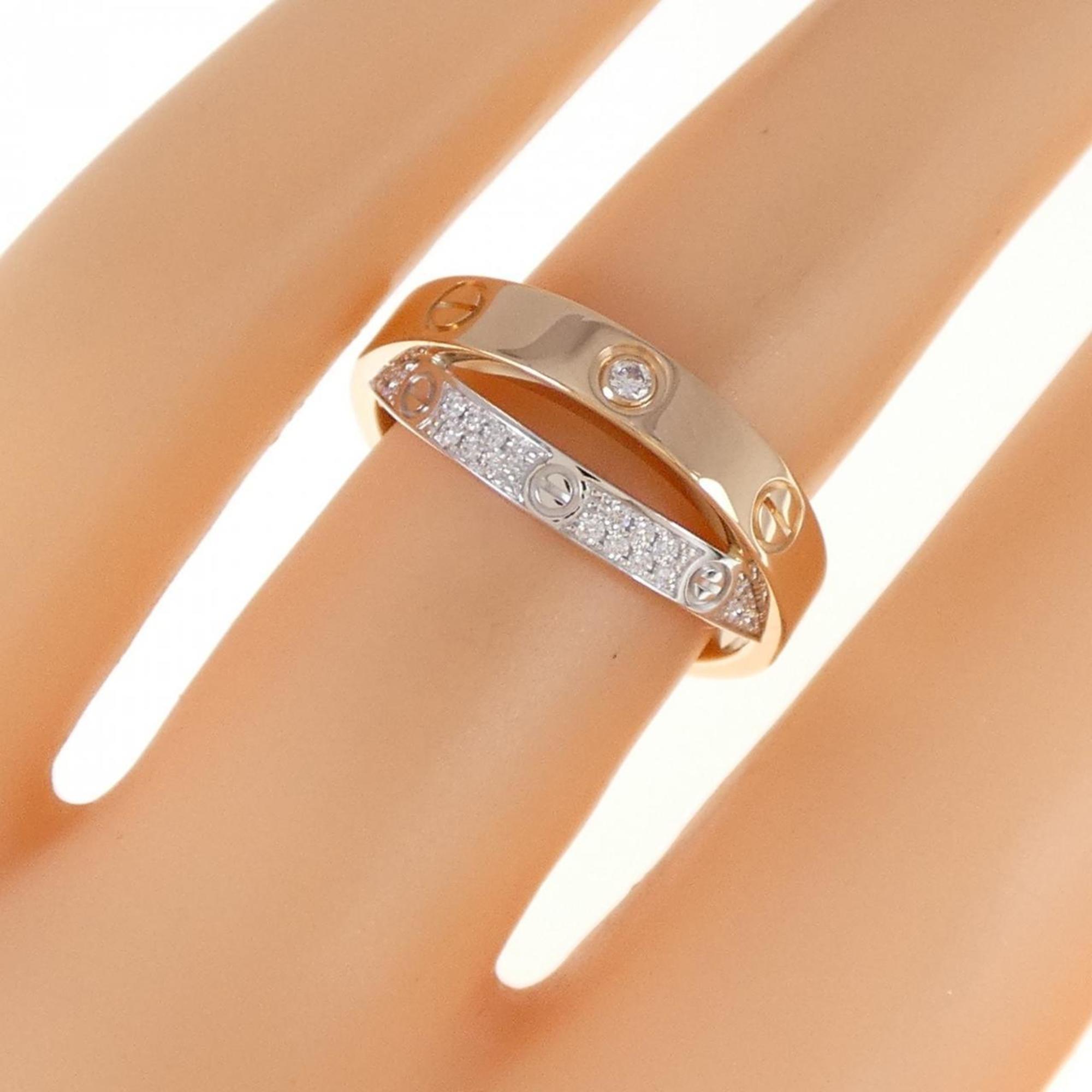 Cartier Pink Gold White Gold Pink Gold (18K) White Gold (18K) Band Ring (Pre-Owned)