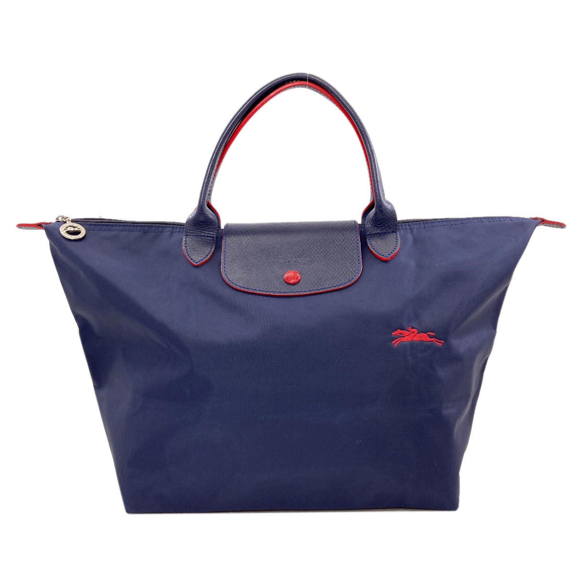 Longchamp Navy Nylon Tote Bag (Pre-Owned)