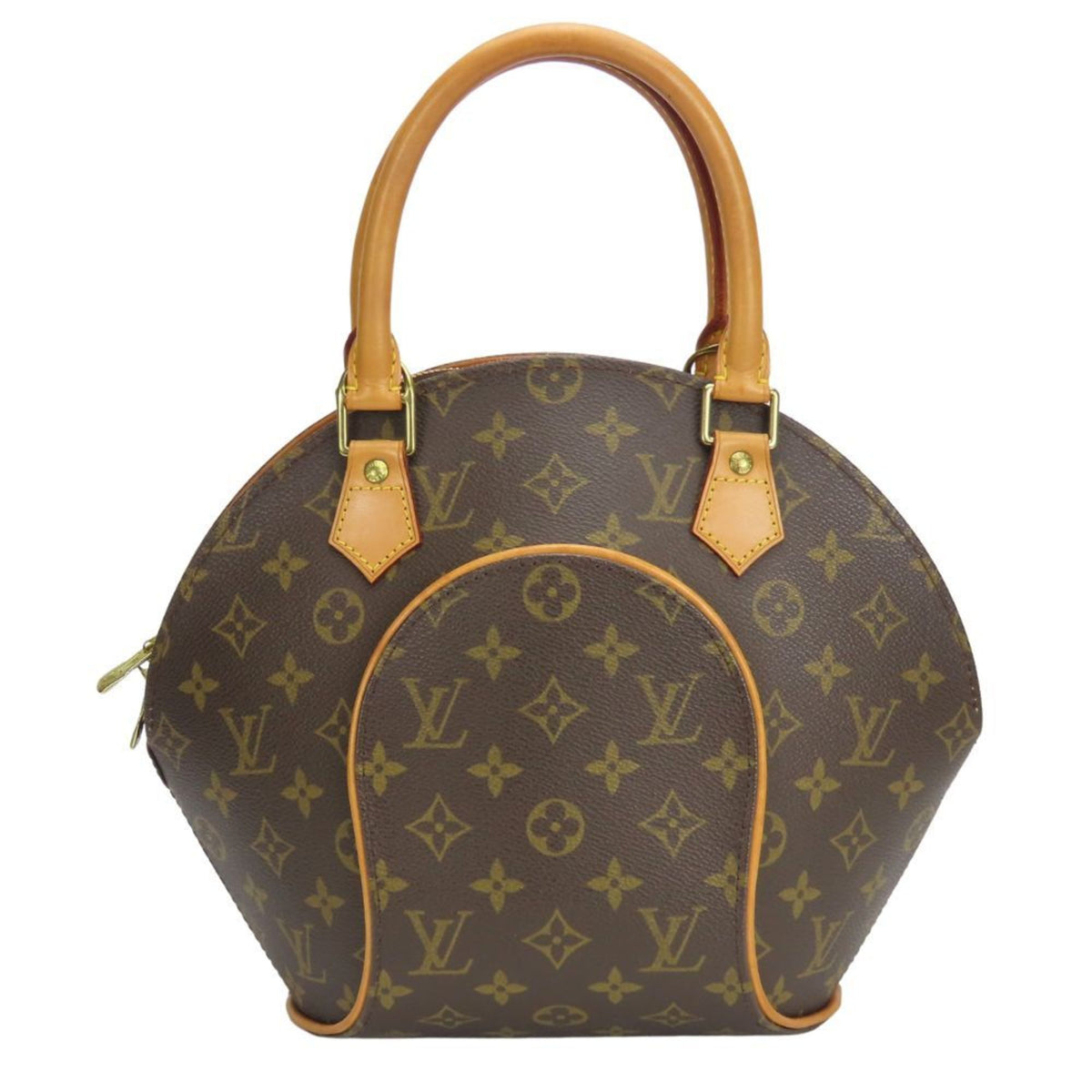 Louis Vuitton Brown Monogram Leather Handbag (Pre-Owned)