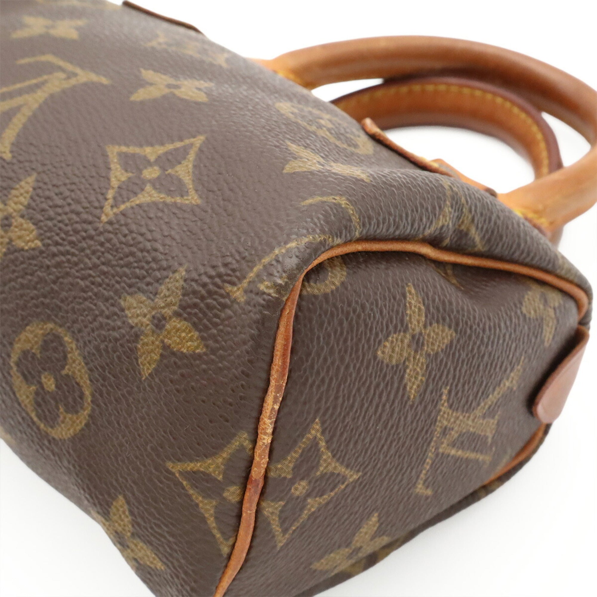 Louis Vuitton Brown Monogram Mini Handbag Pouch Shoulder Bag (Pre-Owned)