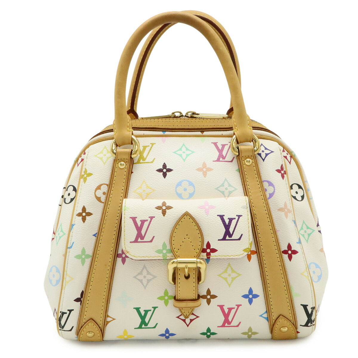 Louis Vuitton Blanc Monogram Multi-Color White Monogram Multicolore Handbag (Pre-Owned)
