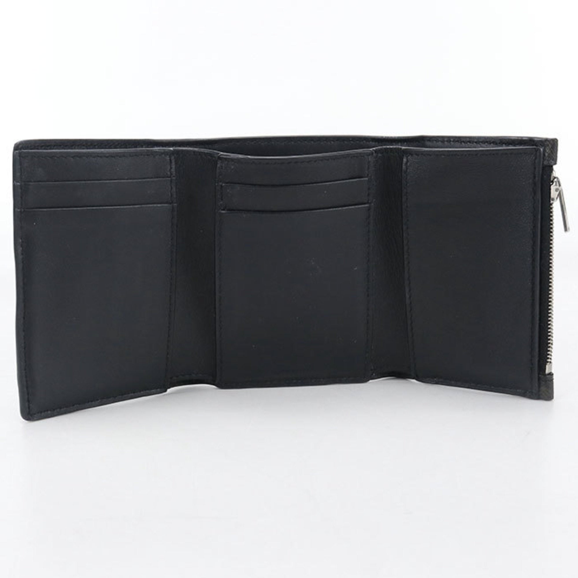 Celine Black Pvc Wallet (Tri-Fold) (Pre-Owned)