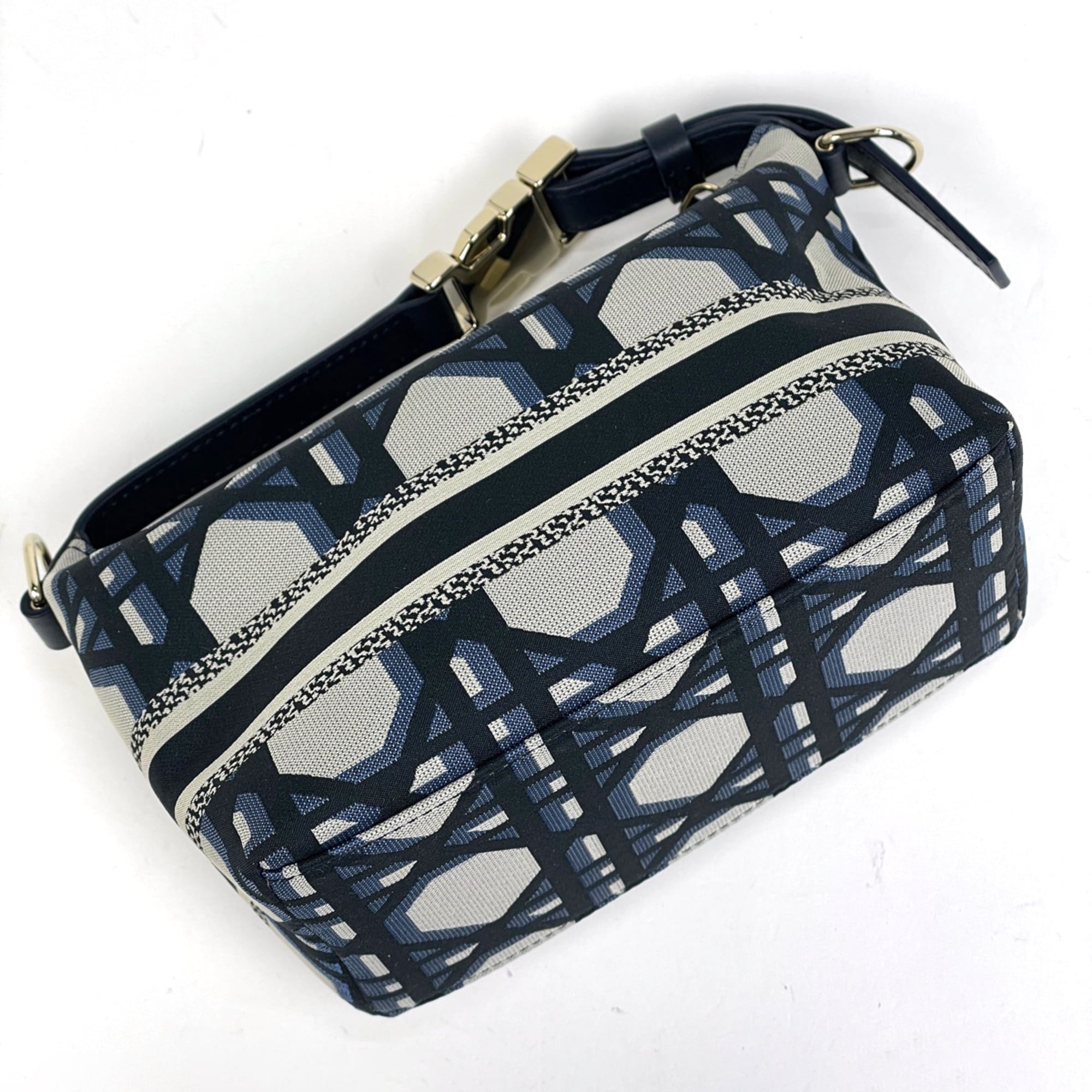 Christian Dior Navy Nylon Canvas Pouch (Pre-Owned)