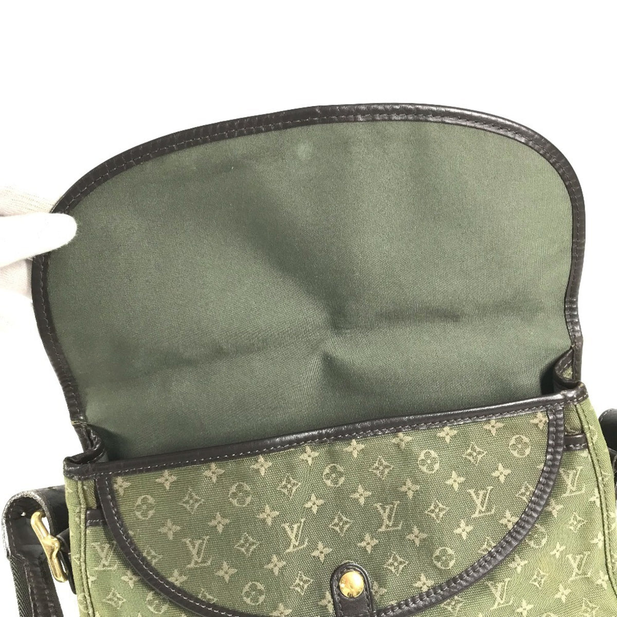 Louis Vuitton Khaki Monogram Monogram Mini Pochette Shoulder Bag (Pre-Owned)