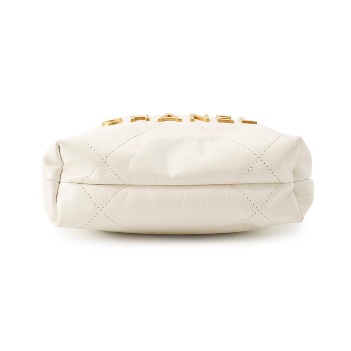 Chanel White Leather Handbag Shoulder Bag (Pre-Owned)