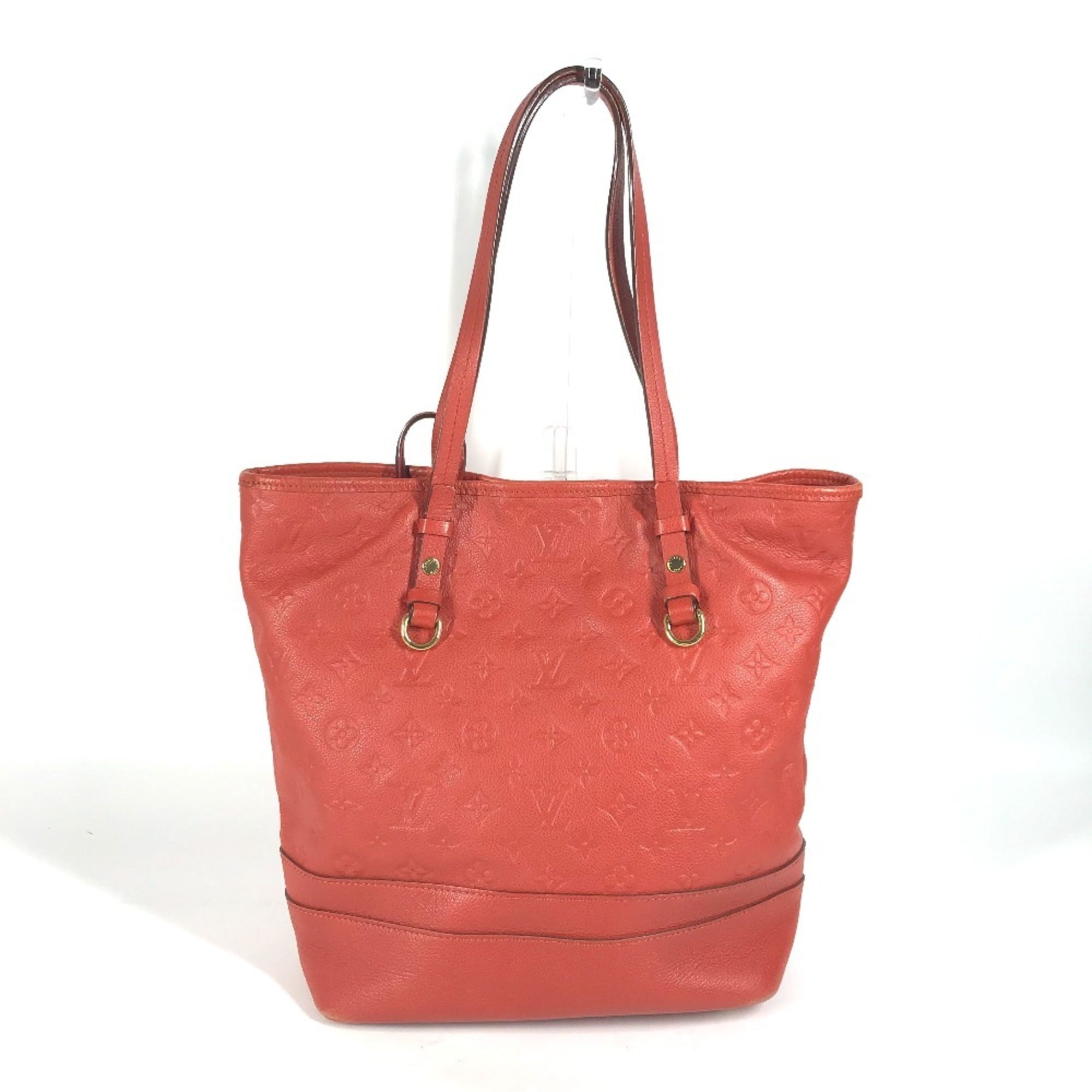 Louis Vuitton Monogram Empreinte Red Color Monogram Empreinte Shoulder Bag Tote Bag (Pre-Owned)