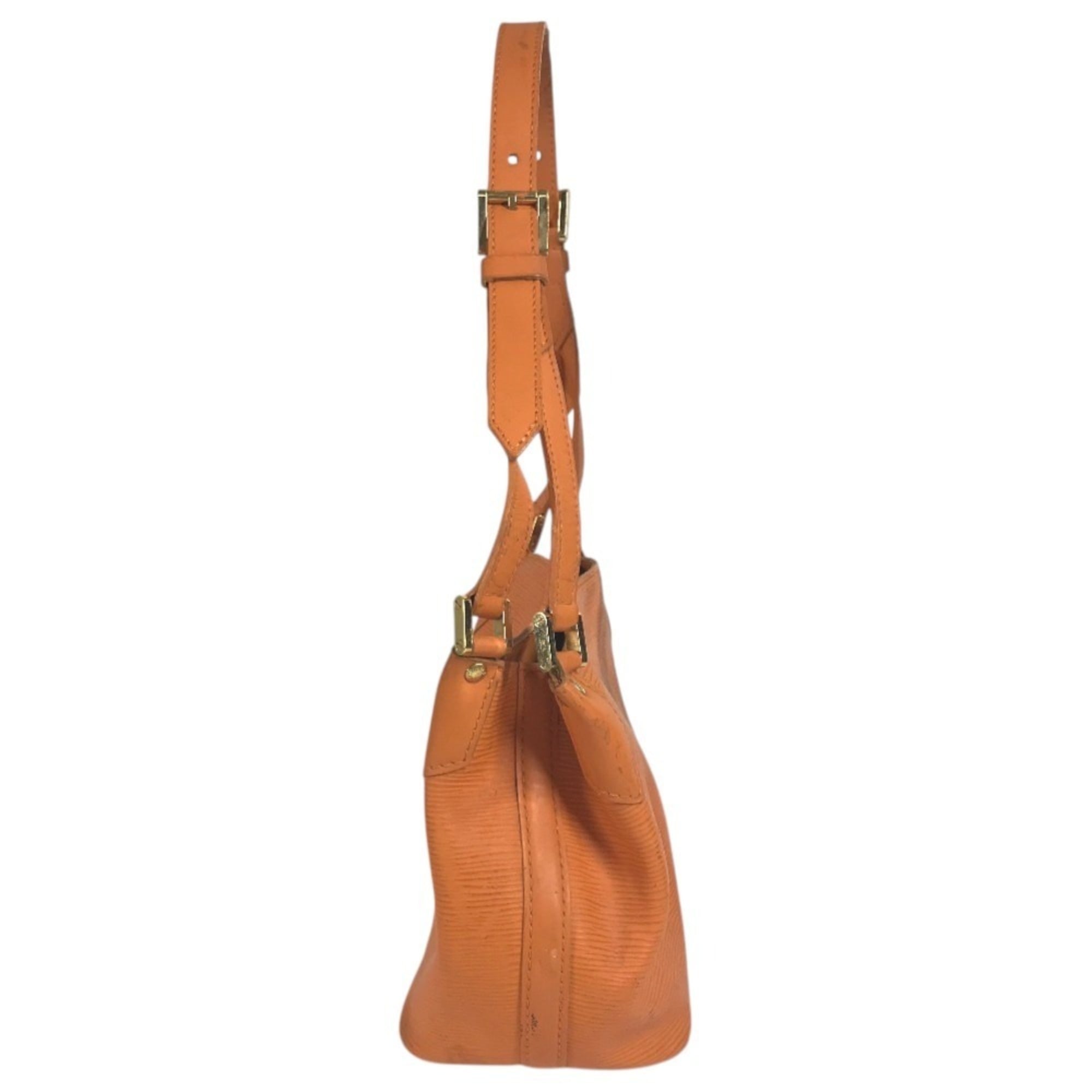 Louis Vuitton Galle Orange Epi Leather Handbag Shoulder Bag (Pre-Owned)