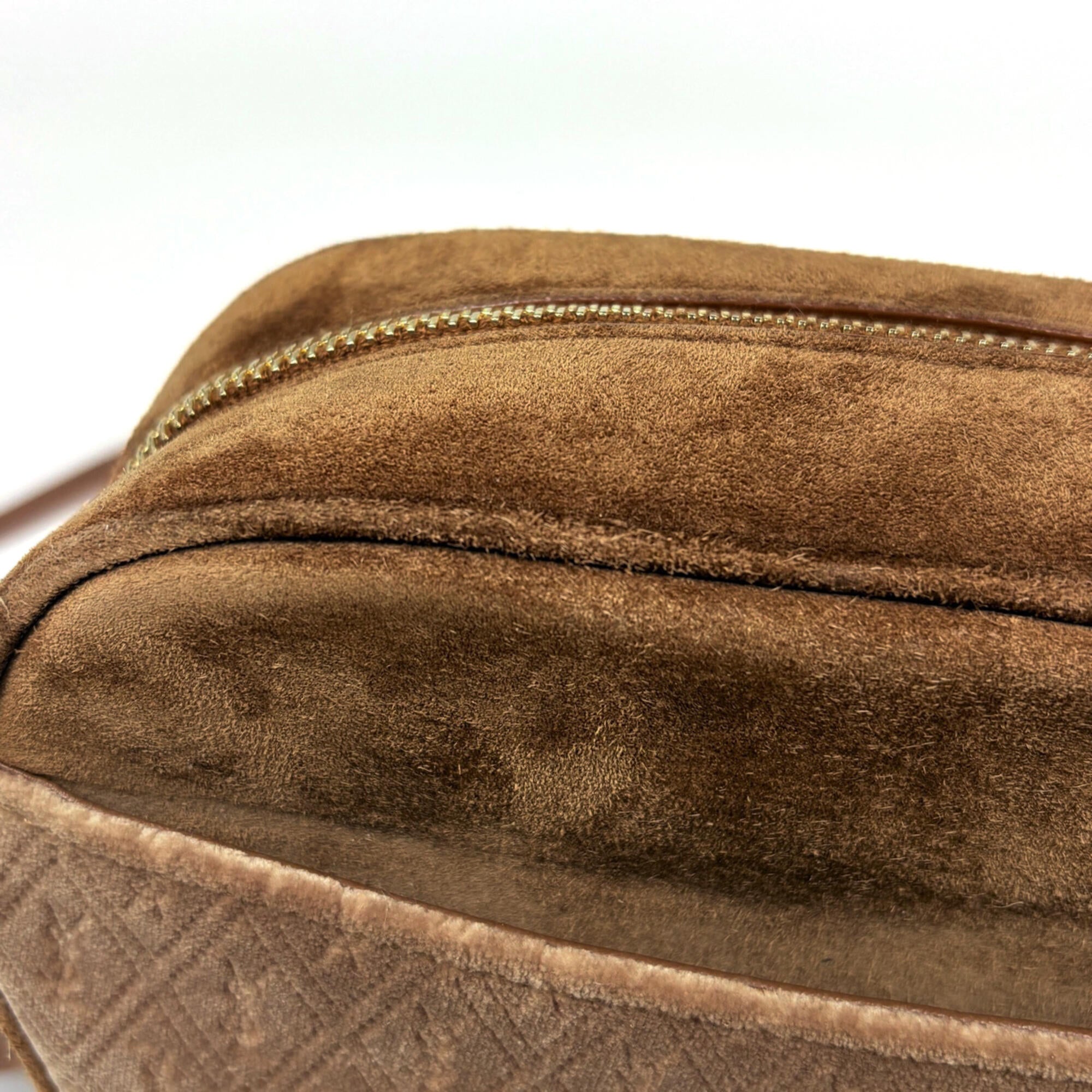 Yves Saint Laurent Brown Suede Shoulder Bag (Pre-Owned)