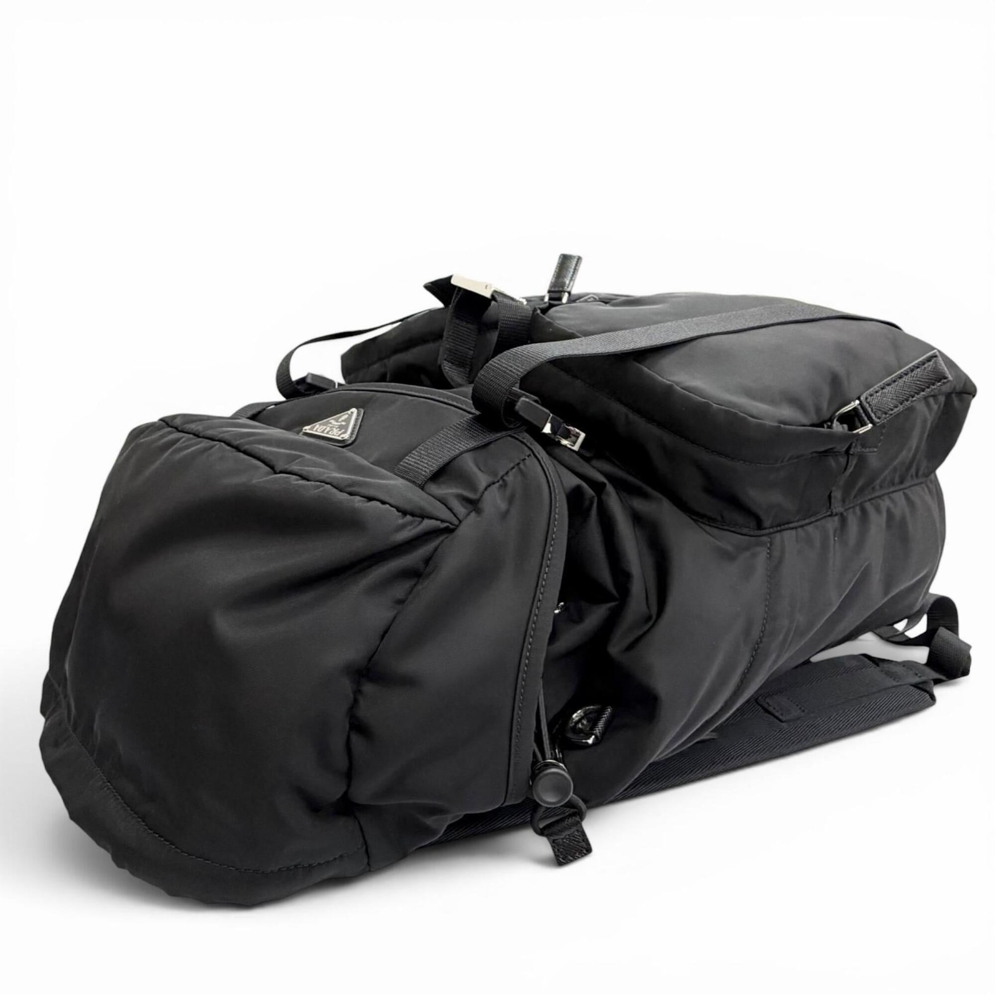 Prada Black Nylon Backpack (Pre-Owned)