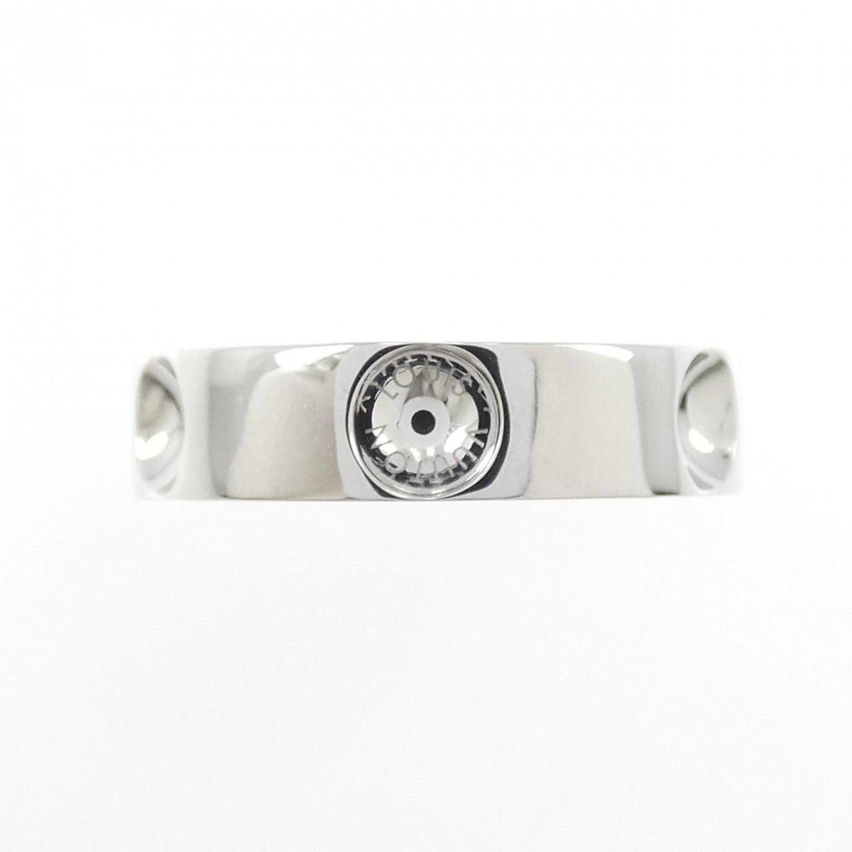 Louis Vuitton White Gold (18K) Band Ring (Pre-Owned)