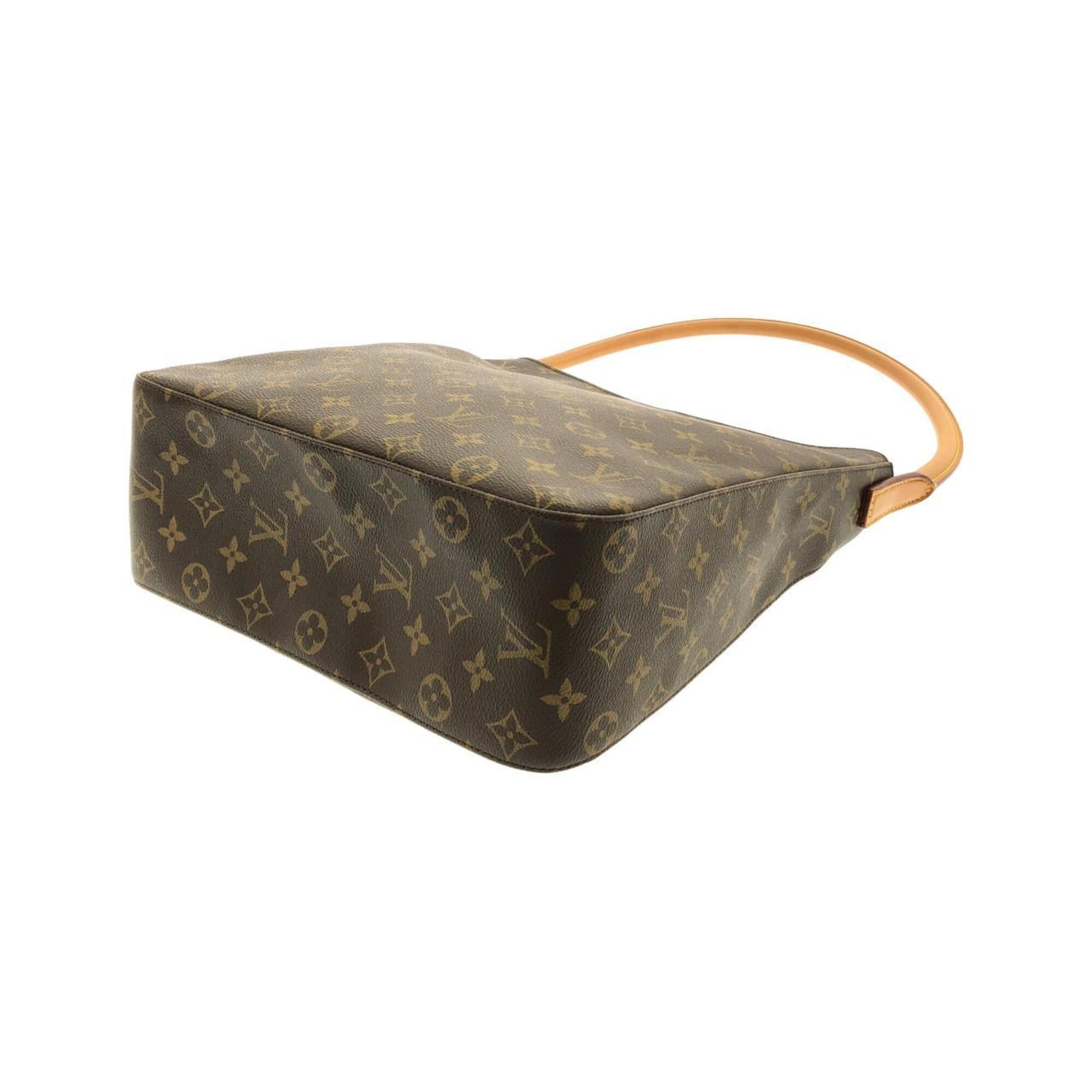 Louis Vuitton Brown Coated Canvas Shoulder Bag (Pre-Owned)