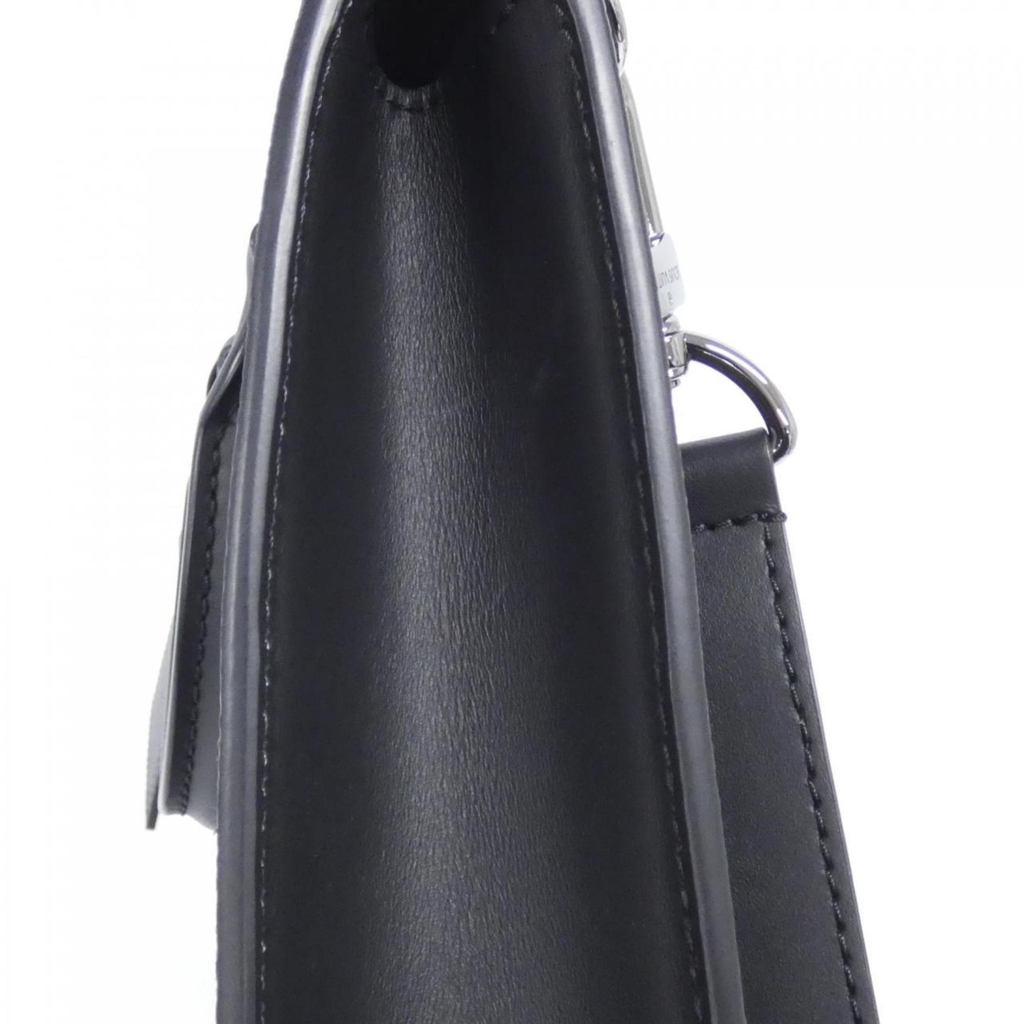 Louis Vuitton Black Coated Canvas Handbag (Pre-Owned)
