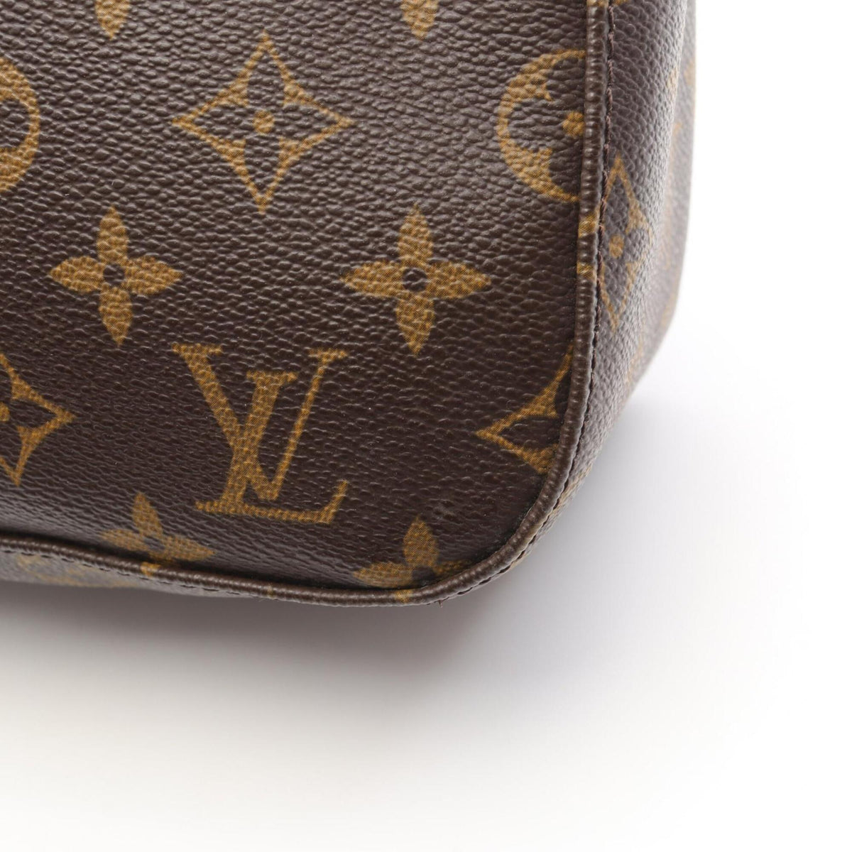 Louis Vuitton Brown Monogram Coated Canvas Handbag Shoulder Bag (Pre-Owned)