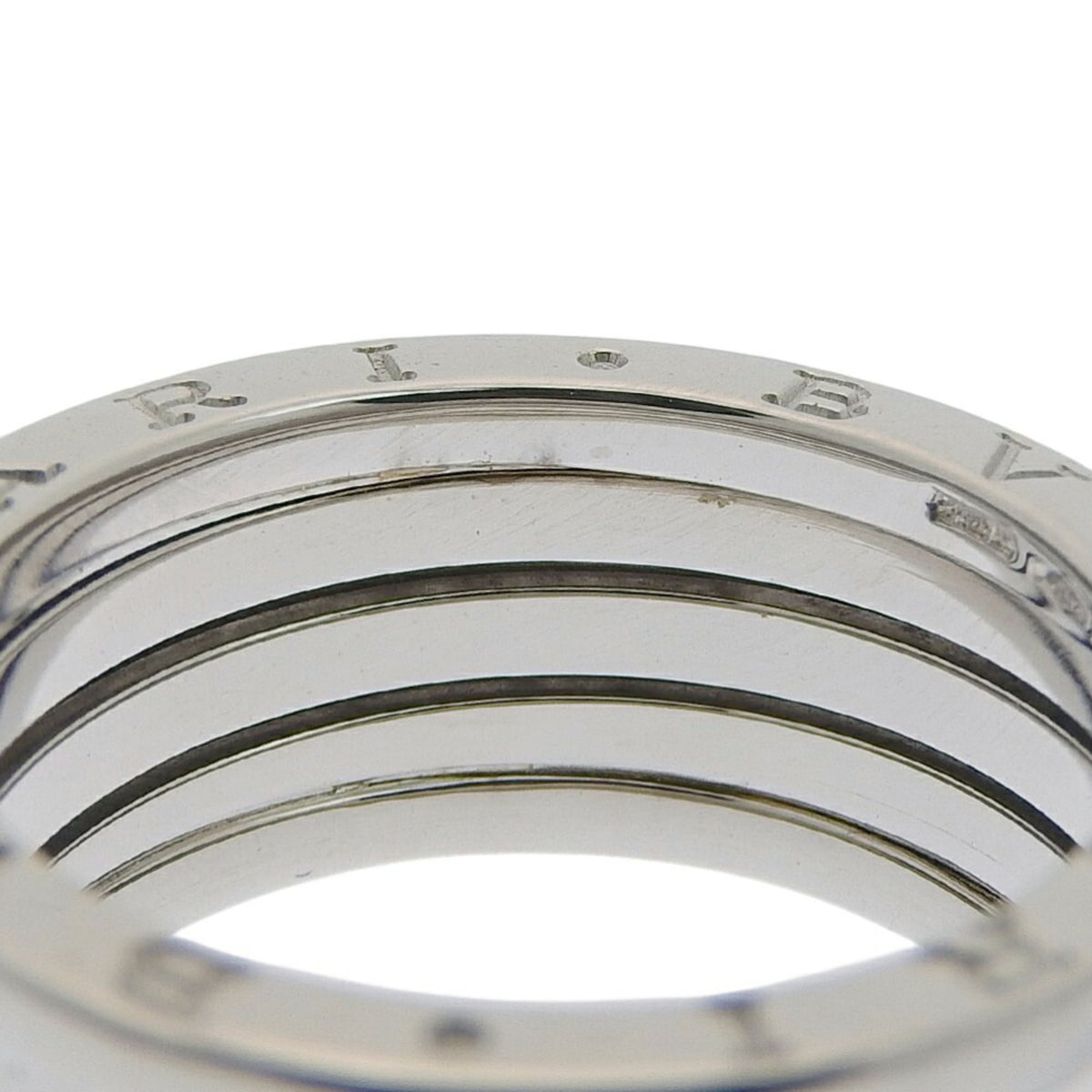Bvlgari White Gold White Gold (18K) Band Ring (Pre-Owned)