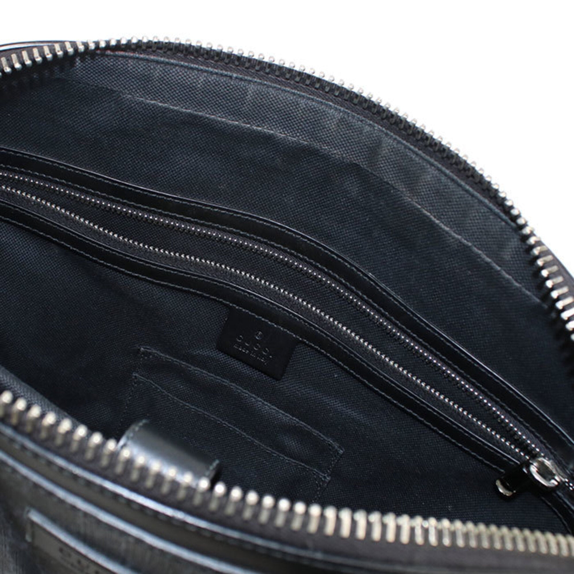 Gucci Black Pvc Briefcase (Pre-Owned)