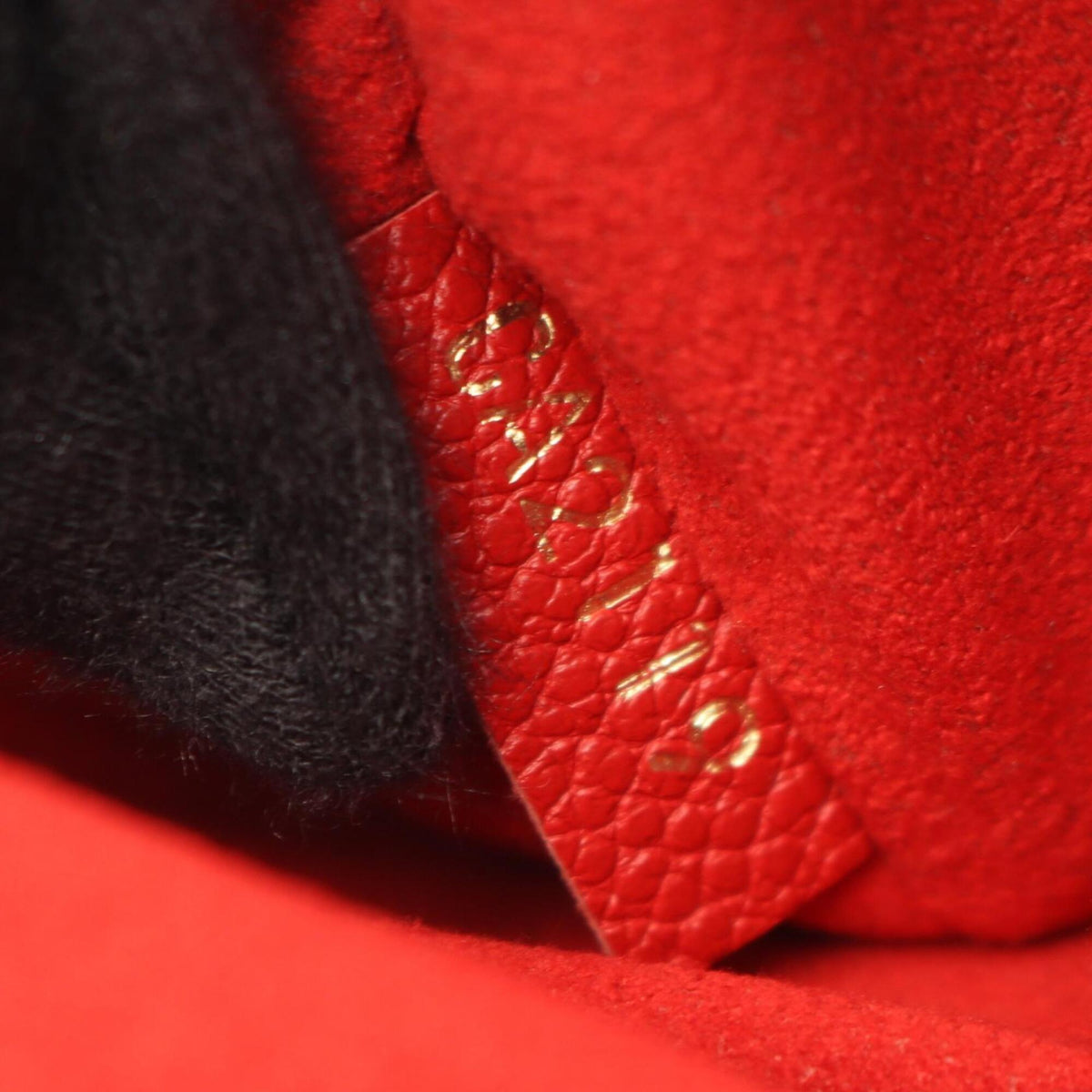 Louis Vuitton Brown Cerise Monogram Red Color Monogram Leather Handbag Shoulder Bag (Pre-Owned)