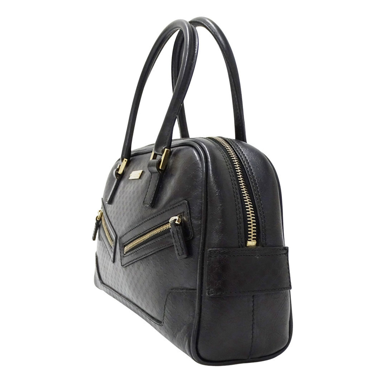 Gucci Black Leather Handbag (Pre-Owned)