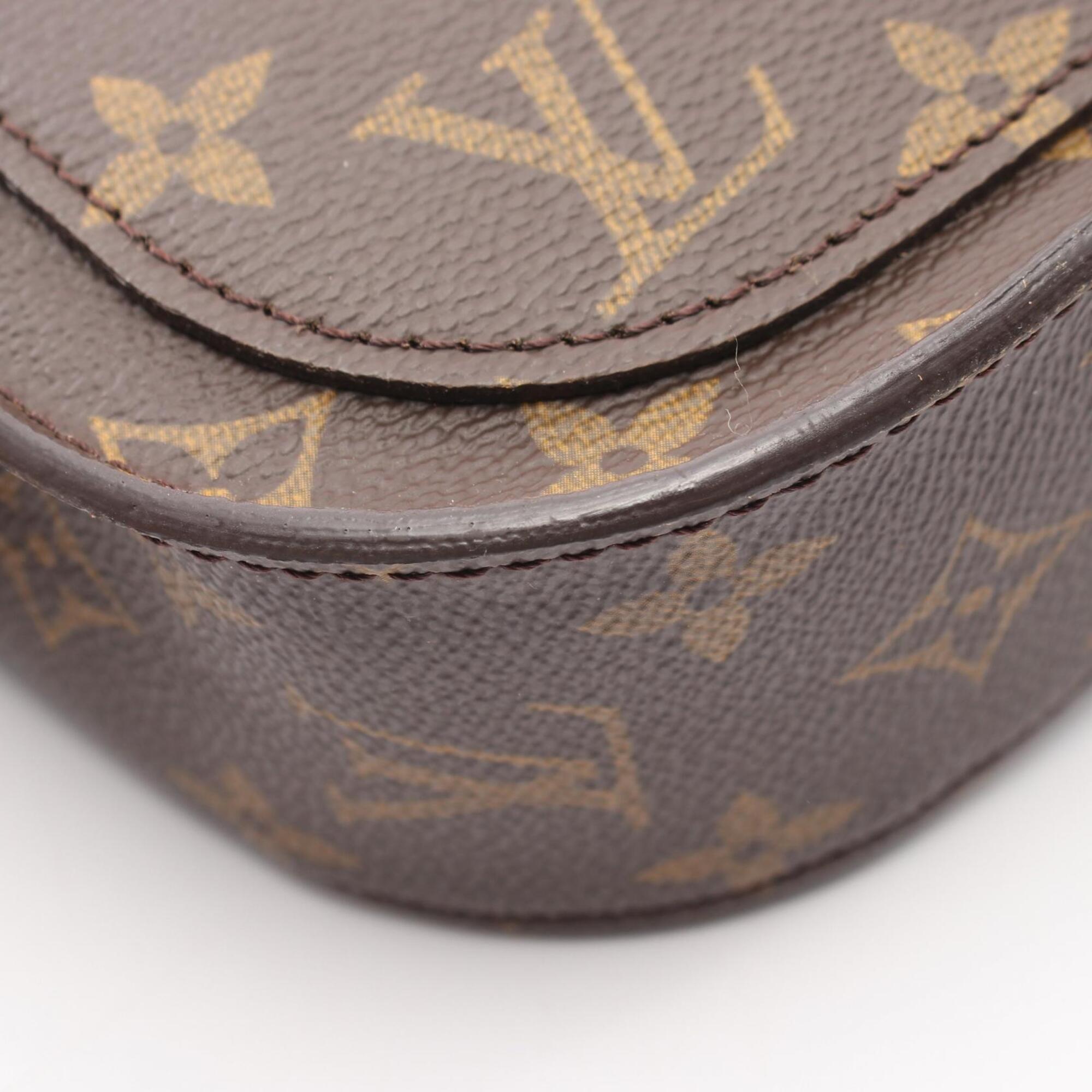 Louis Vuitton Brown Monogram Monogram Leather Handbag Shoulder Bag (Pre-Owned)