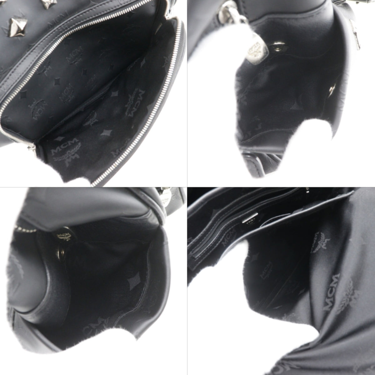 Mcm Black Pvc Backpack (Pre-Owned)