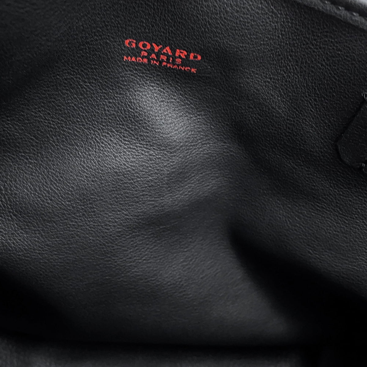 Goyard Black Pvc Leather Handbag Pouch Tote Bag (Pre-Owned)