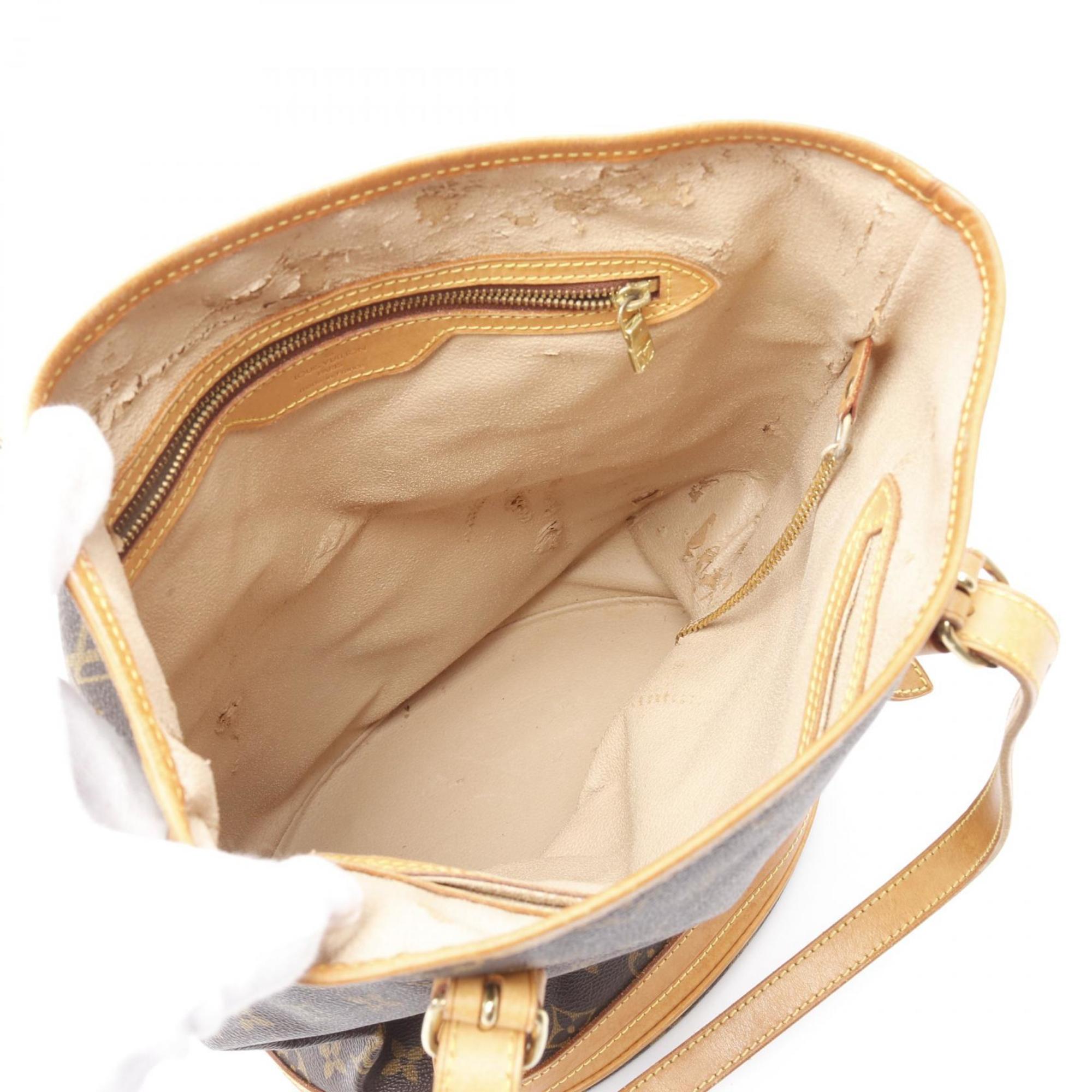 Louis Vuitton Brown Coated Canvas Pvc Monogram Leather Shoulder Bag (Pre-Owned)