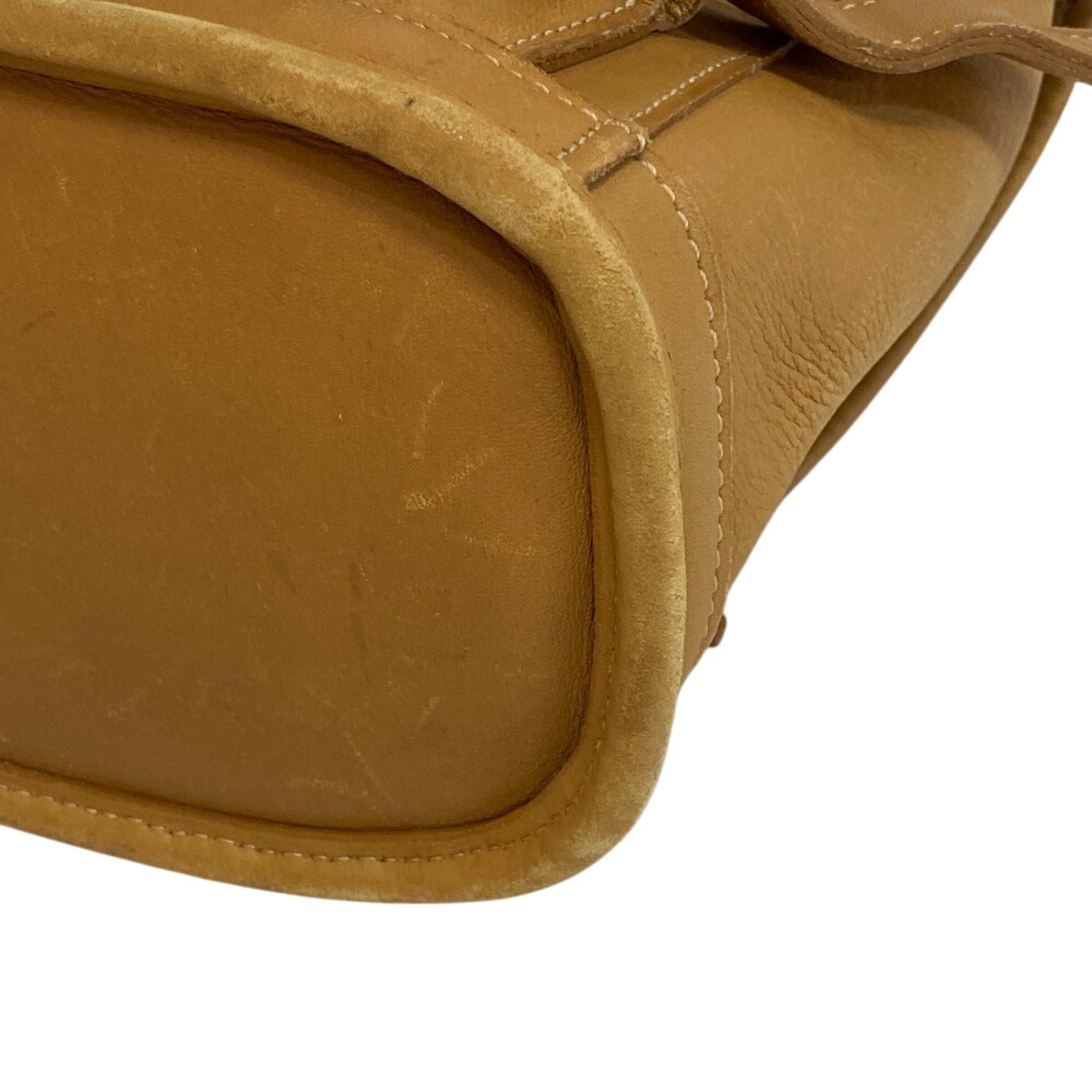 Coach Beige Leather Backpack (Pre-Owned)