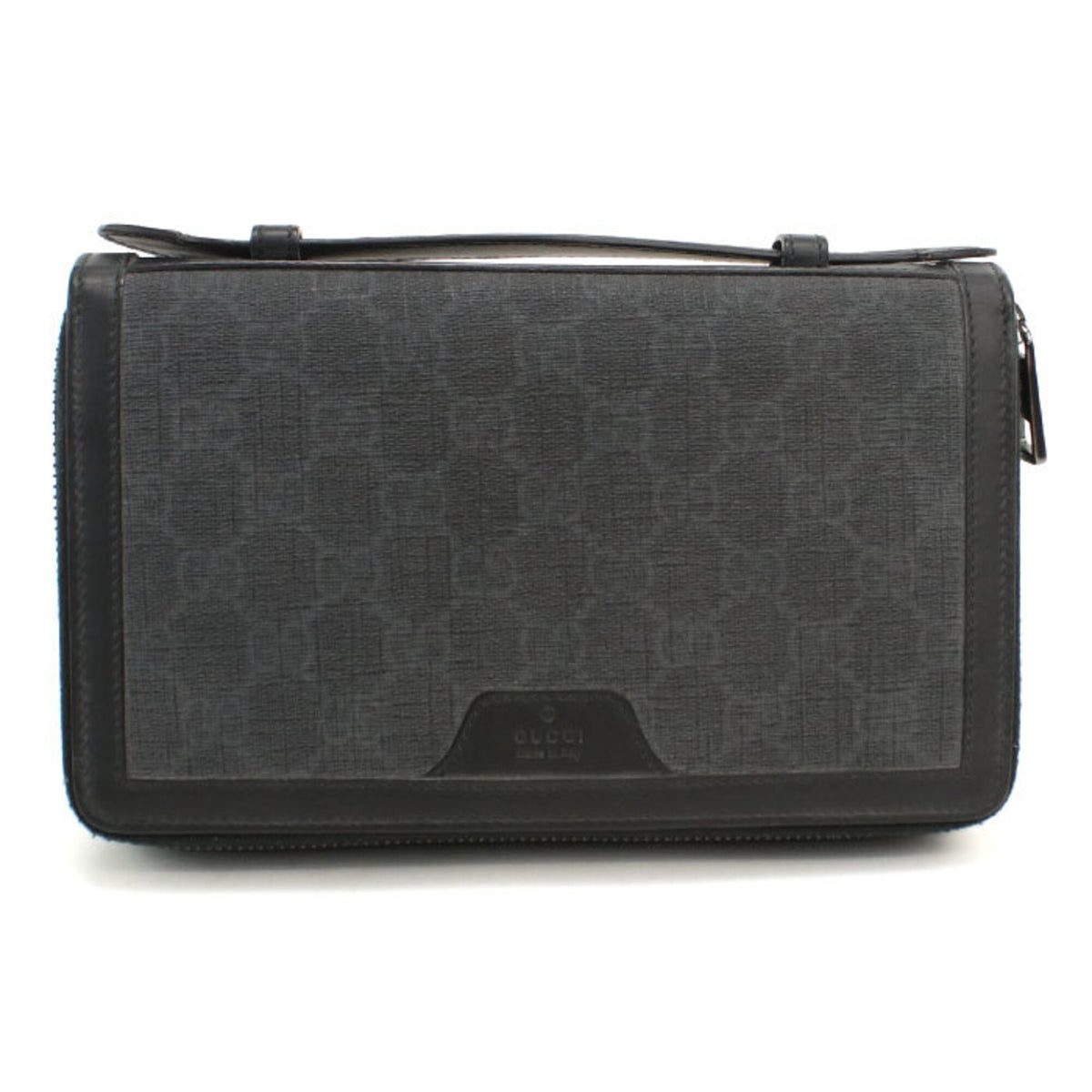 Gucci Black Pvc Long Wallet (Bi-Fold) (Pre-Owned)