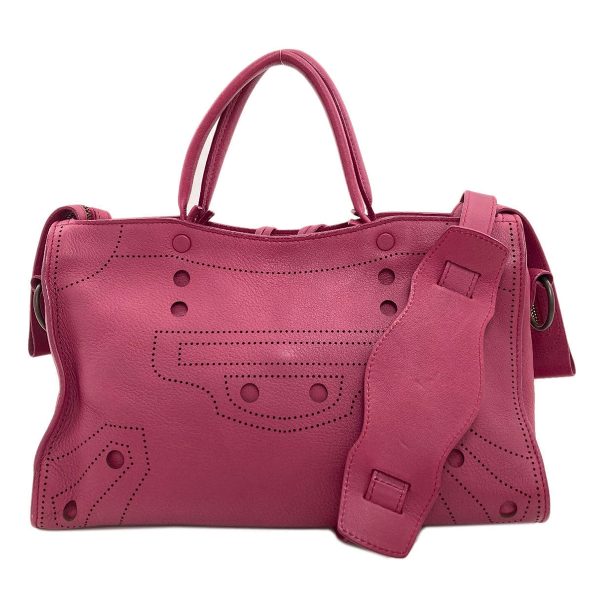 Balenciaga Pink Leather Handbag (Pre-Owned)