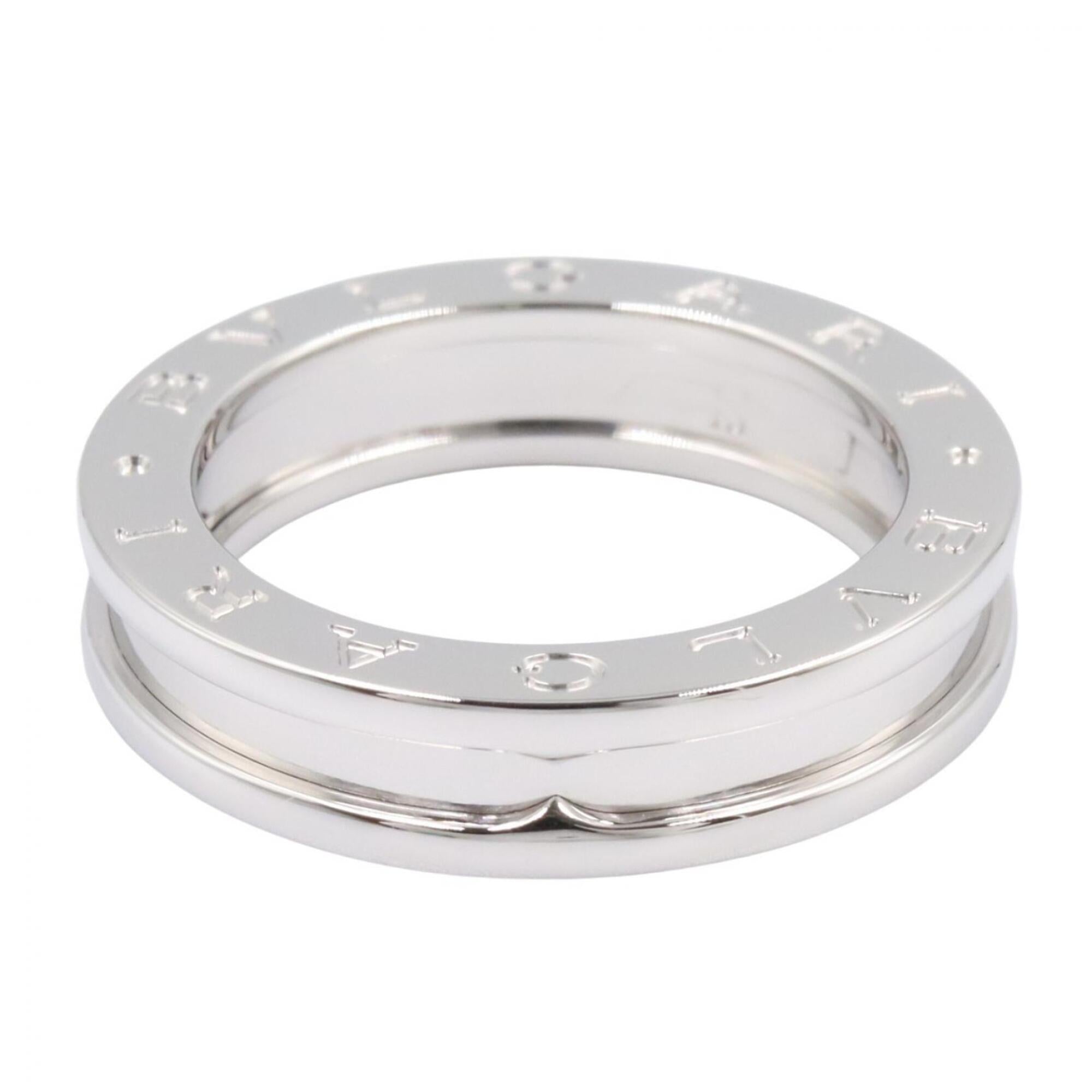 Bvlgari Silver White Gold (18K) Band Ring (Pre-Owned)