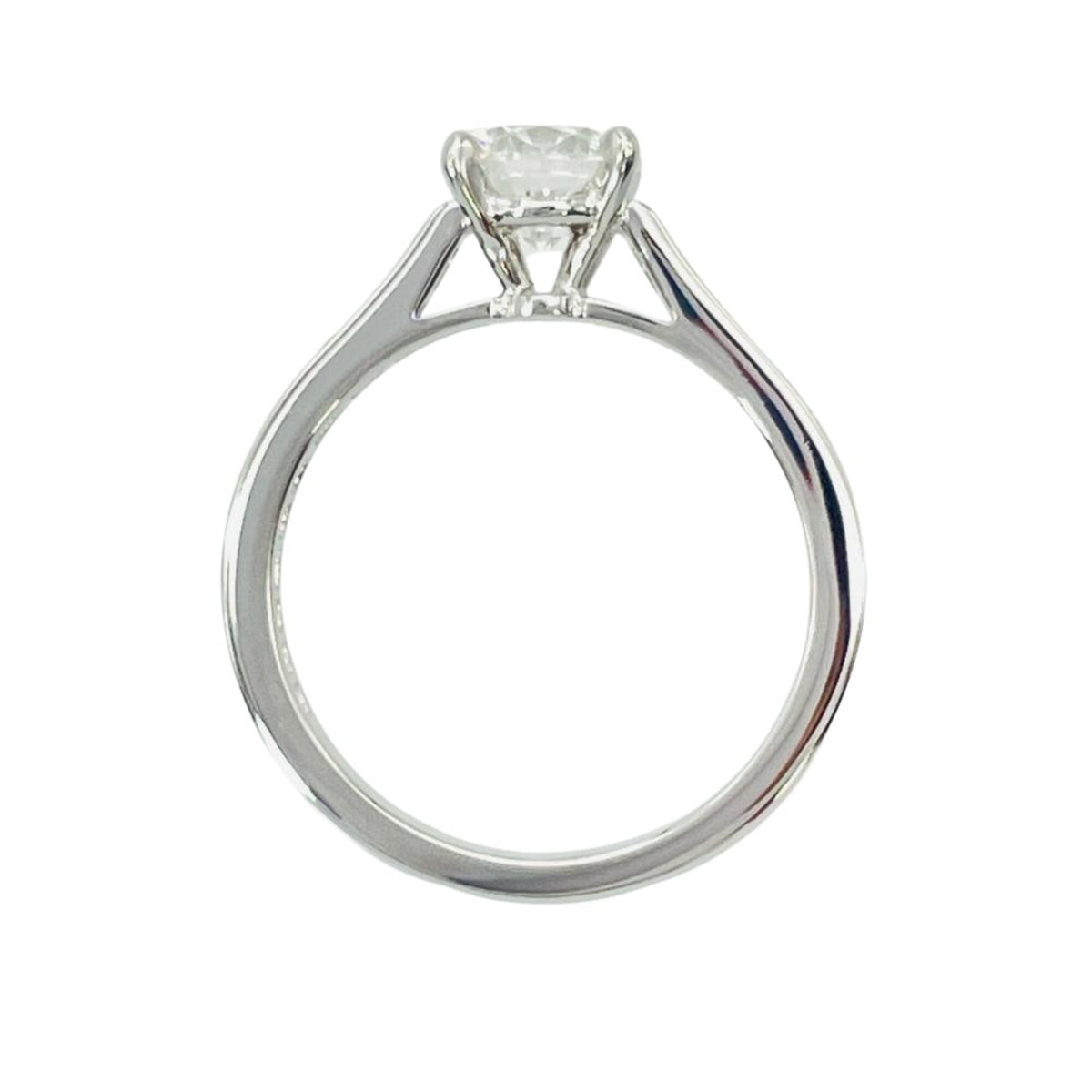 Cartier Platinum Platinum 950 Band Ring (Pre-Owned)