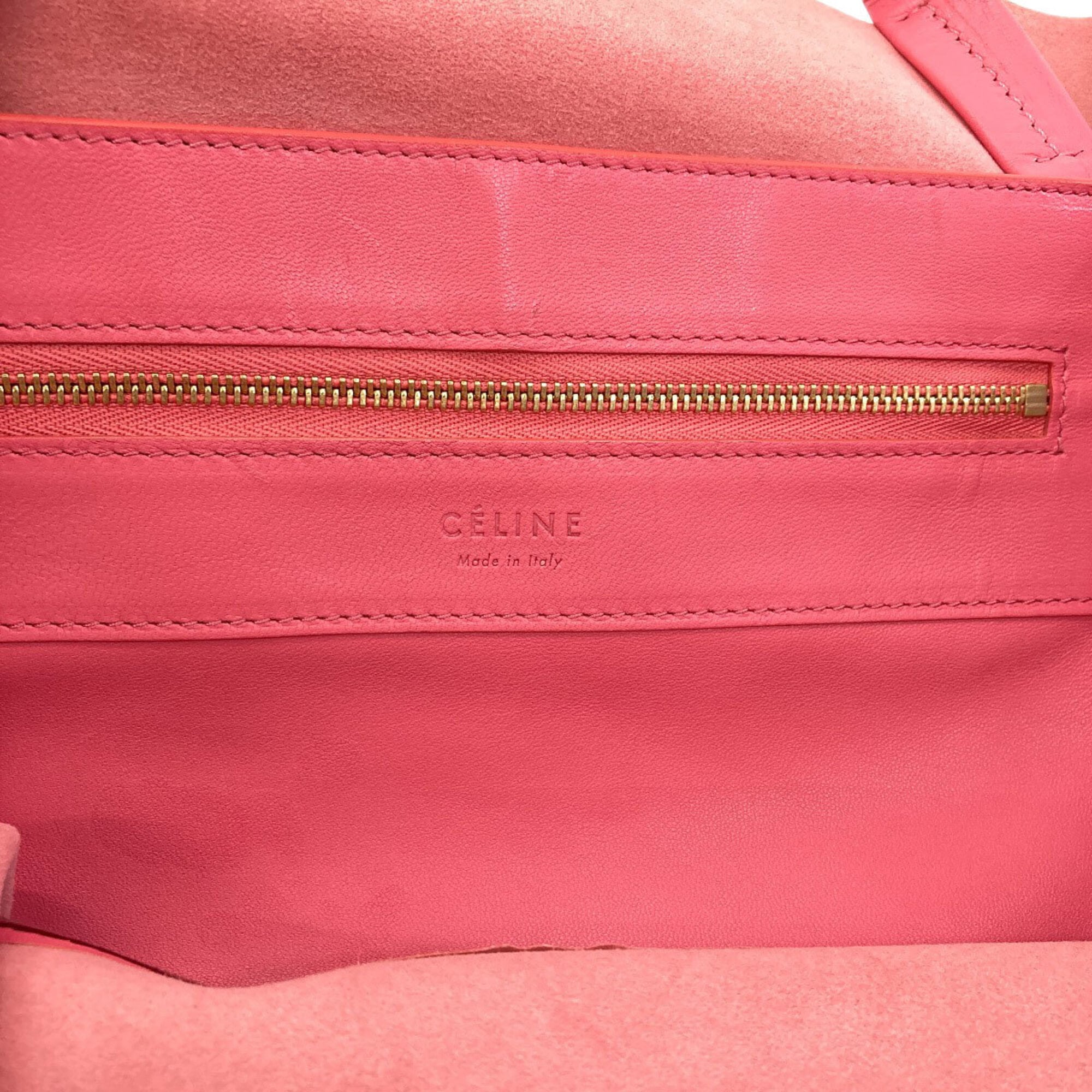 Celine Pink Leather Tote Bag (Pre-Owned)