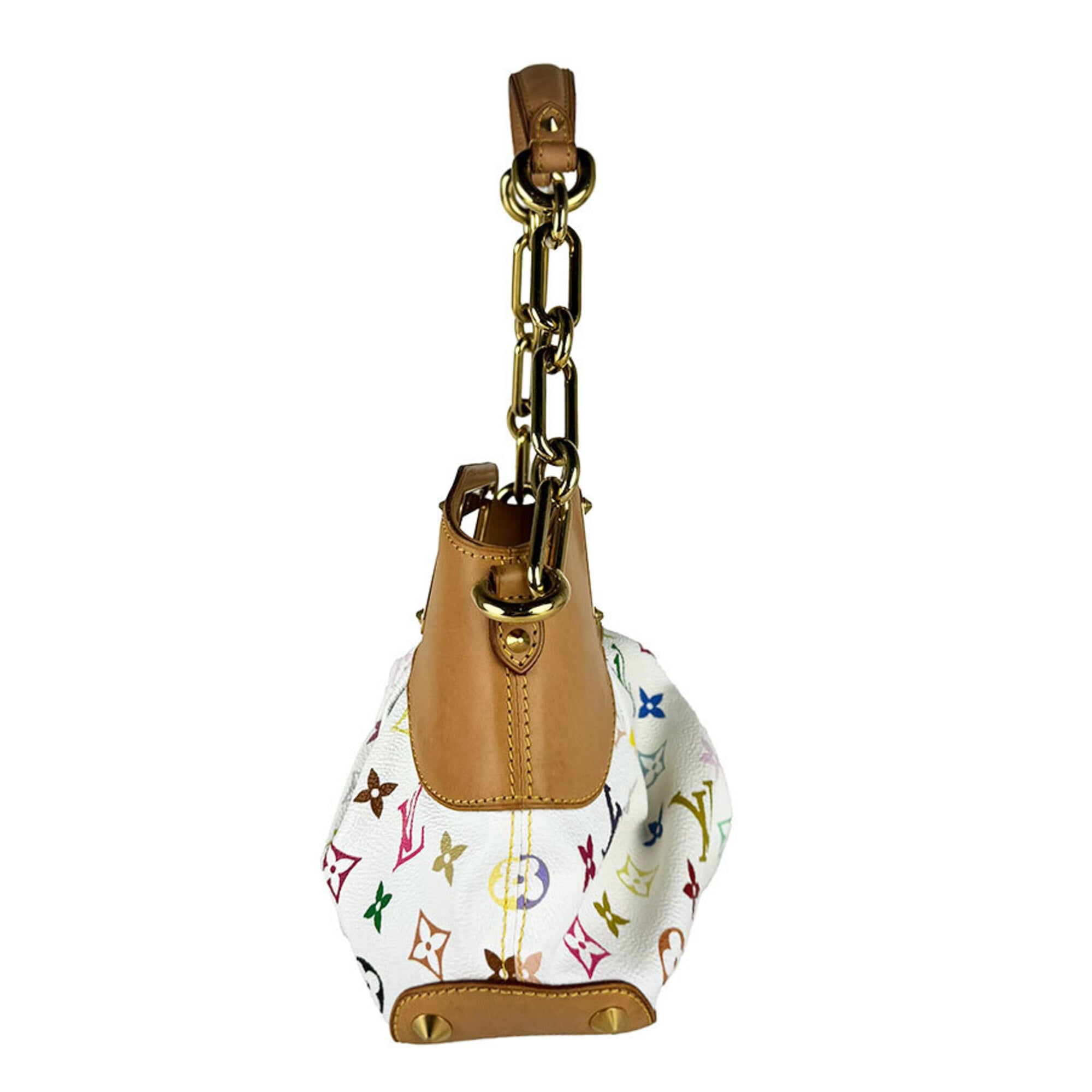Louis Vuitton Blanc Multi-Color Monogram Multicolore Handbag (Pre-Owned)