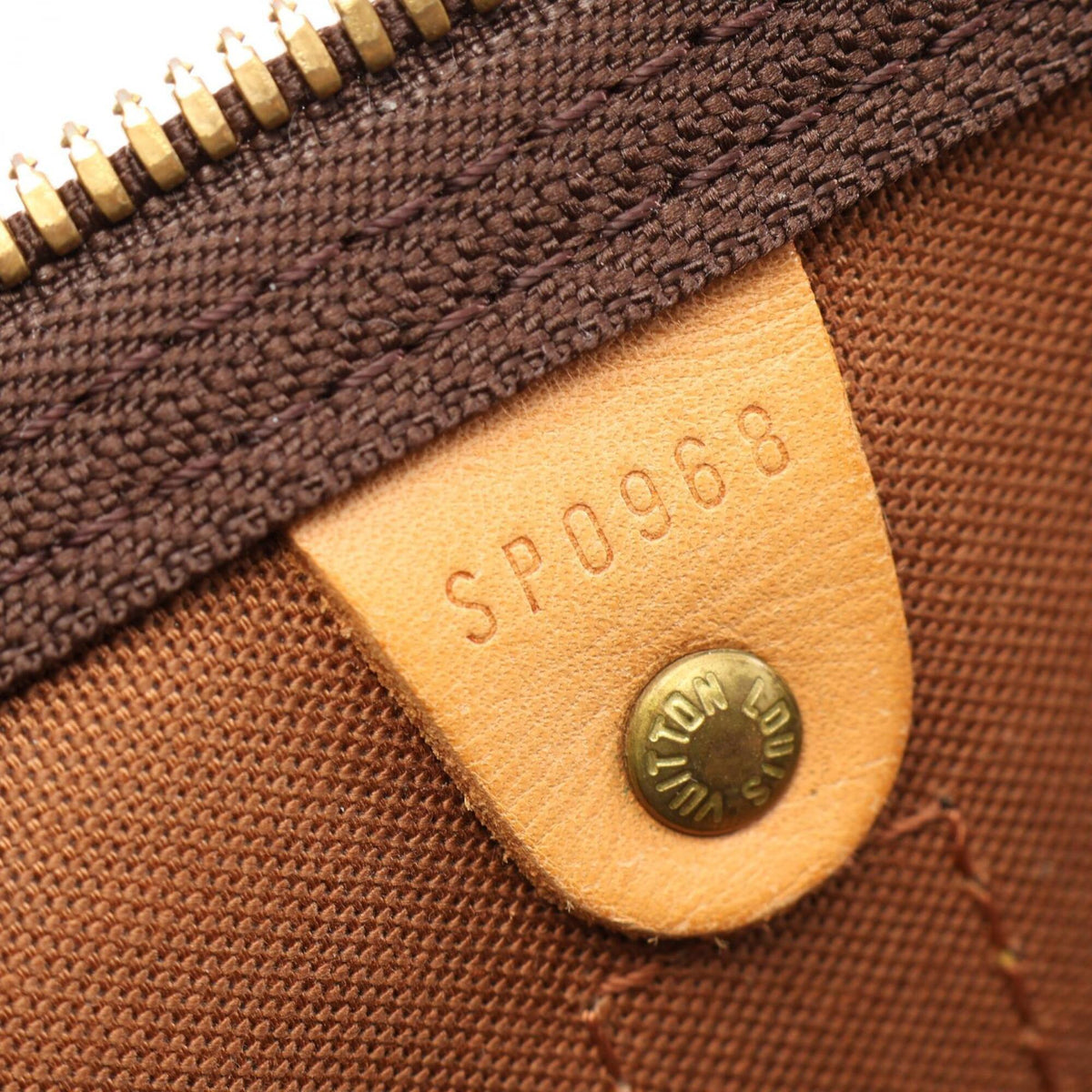Louis Vuitton Brown Coated Canvas Monogram Leather Boston Bag Handbag (Pre-Owned)