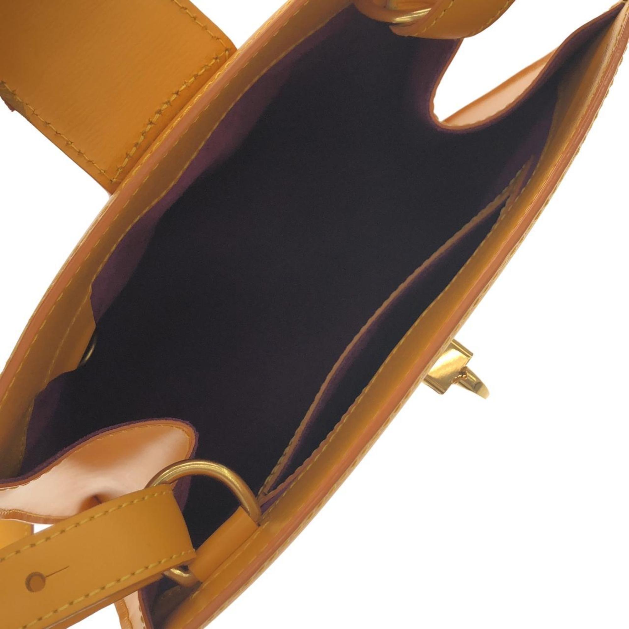 Louis Vuitton Yellow Leather Shoulder Bag (Pre-Owned)