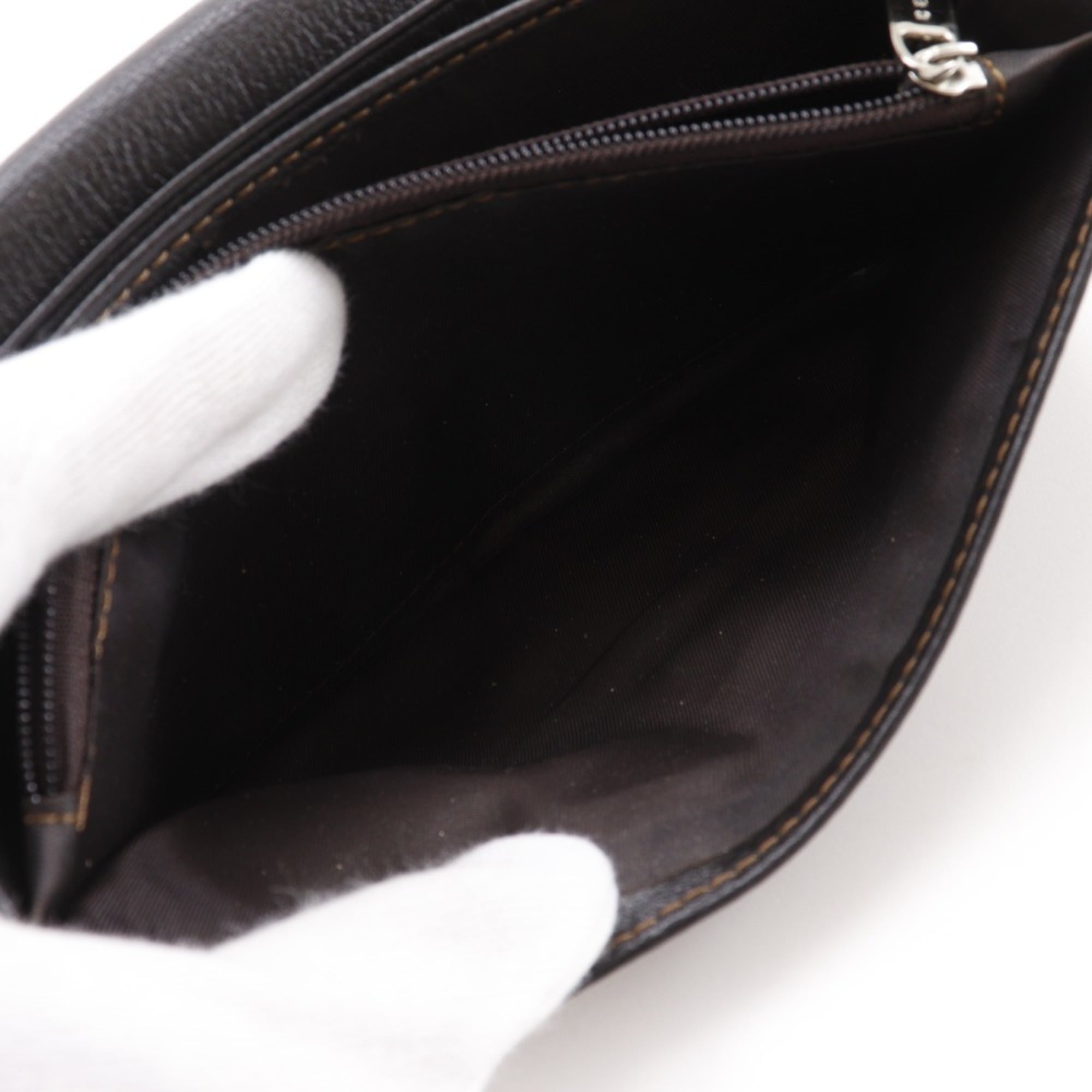 Celine Navy Denim Long Wallet (Bi-Fold) (Pre-Owned)