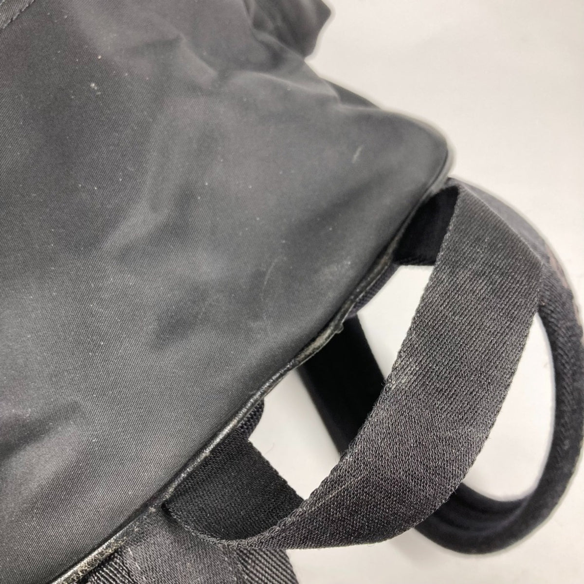 Burberry Black White Nylon Backpack (Pre-Owned)