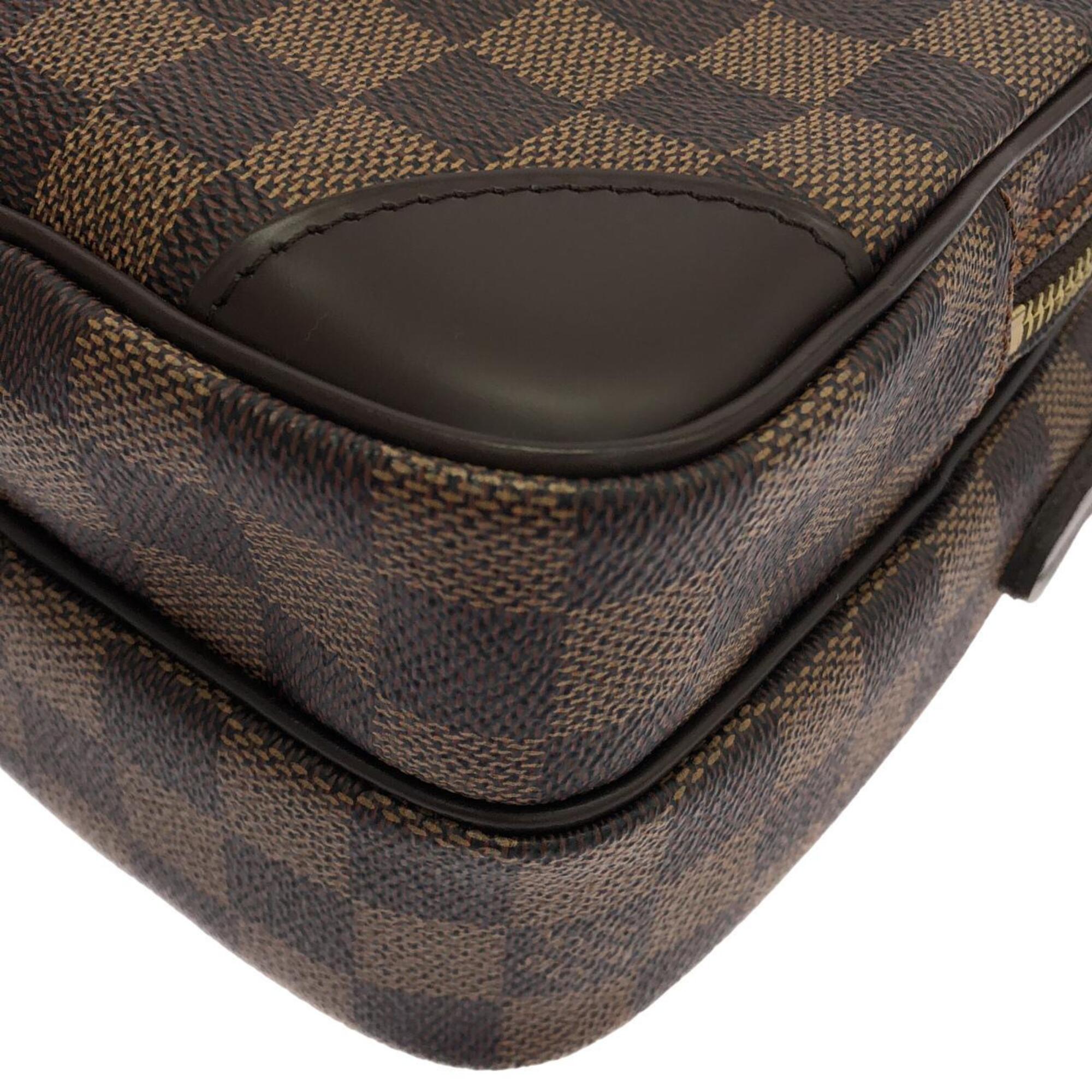 Louis Vuitton Ebene Coated Canvas Shoulder Bag (Pre-Owned)